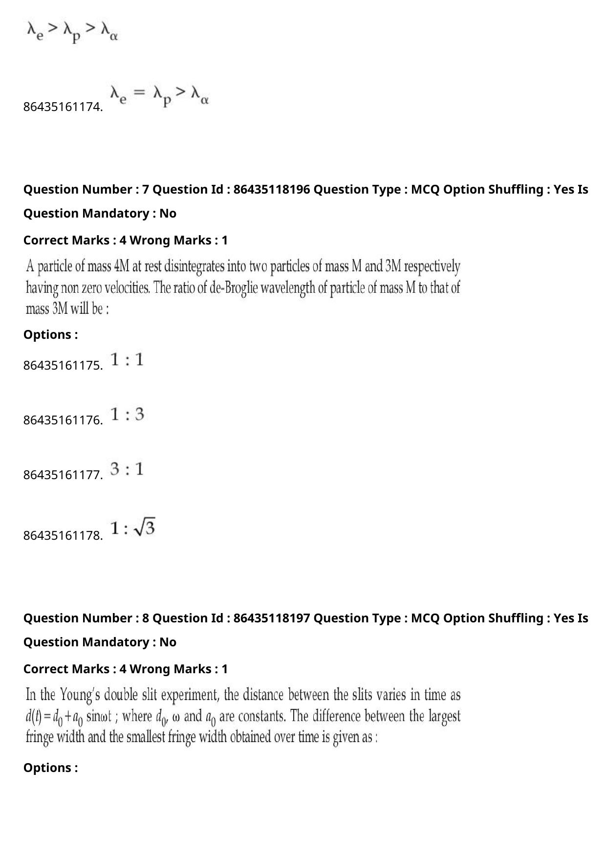 JEE Mains 2021: BTech (Shift 1) 25-07-2021 Question Paper - Page 6