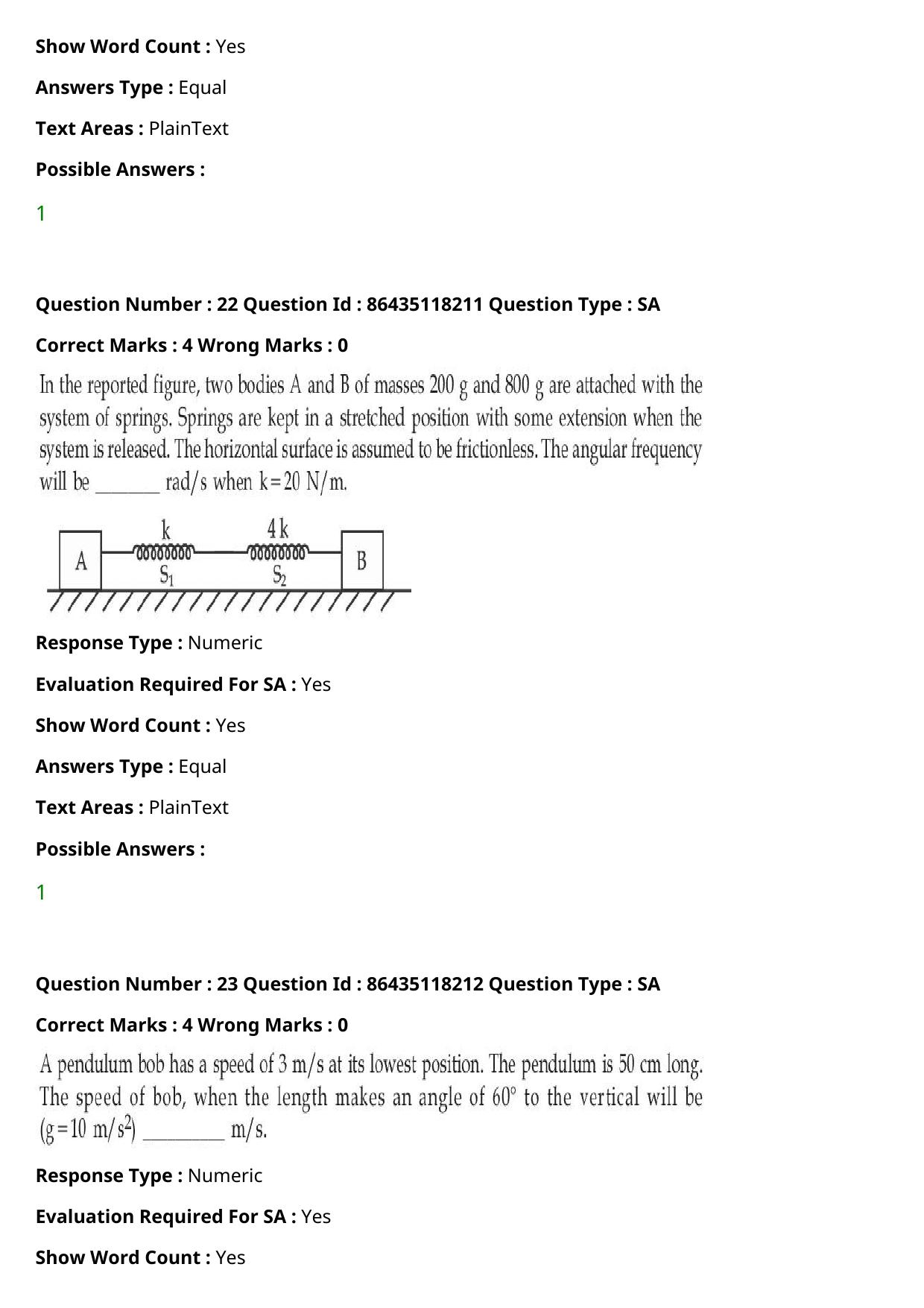 JEE Mains 2021: BTech (Shift 1) 25-07-2021 Question Paper - Page 18