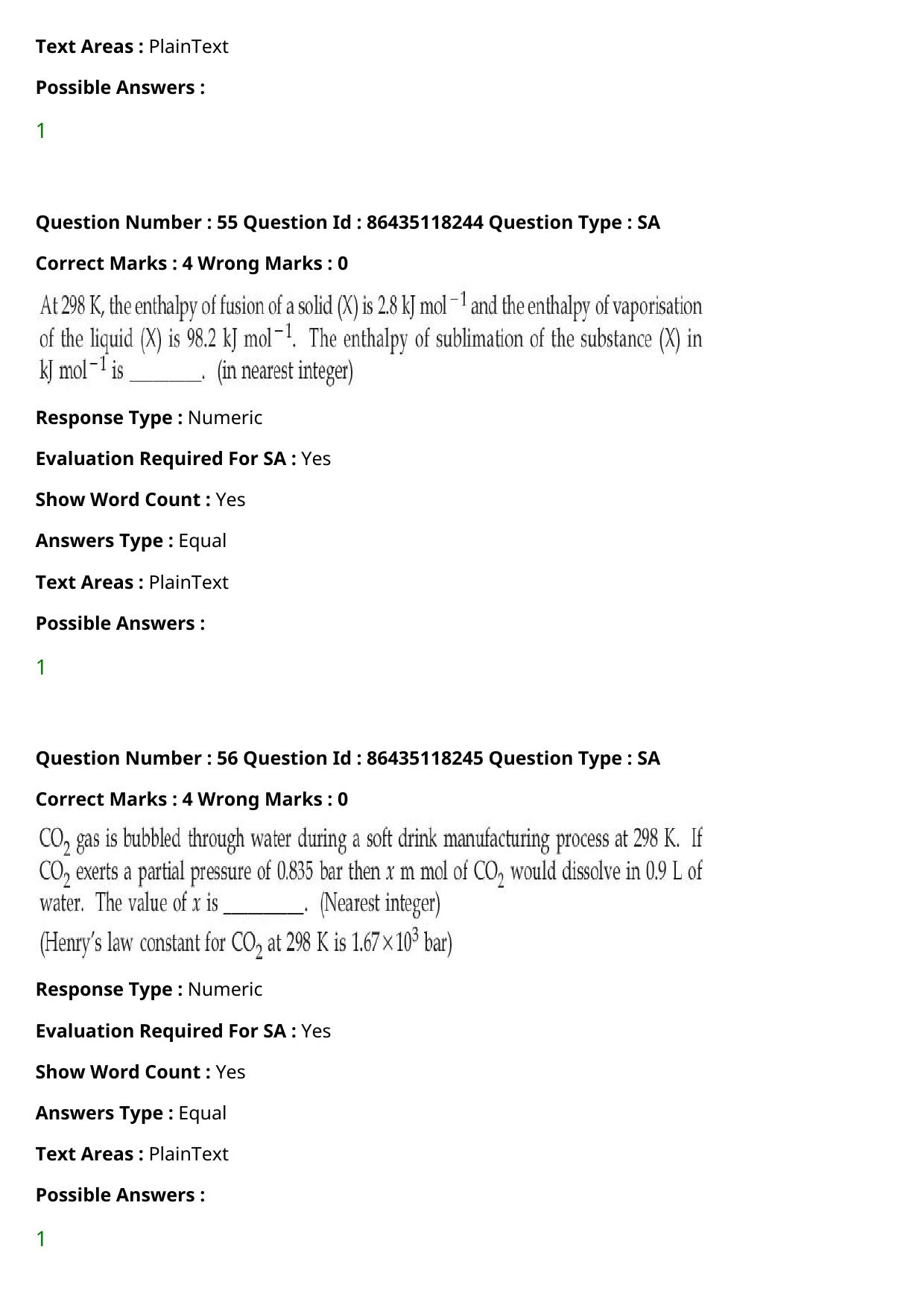 JEE Mains 2021: BTech (Shift 1) 25-07-2021 Question Paper - Page 40