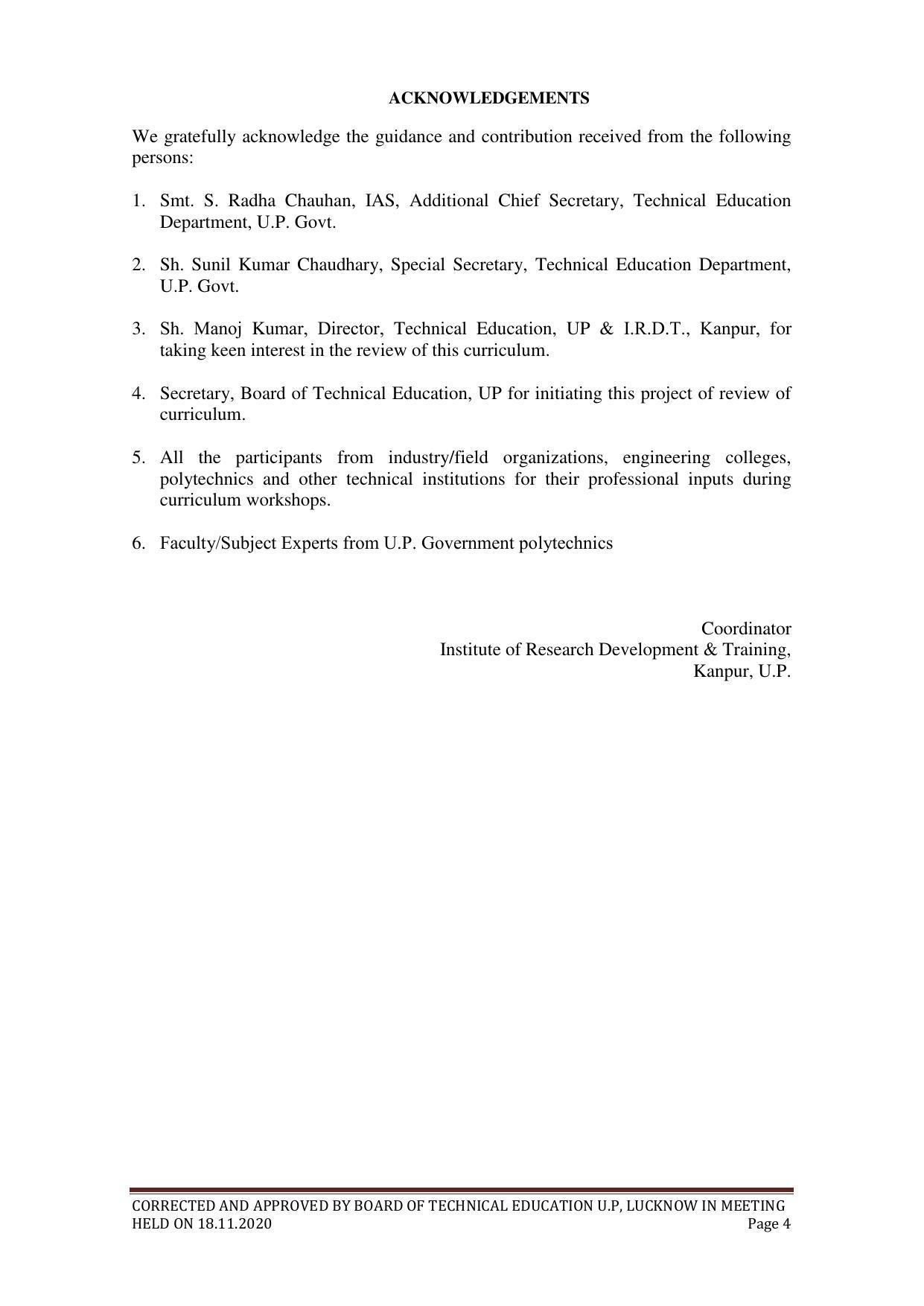 SYLLABUS FOR FIRST SEMESTER SESSION (2020-2021) - TWO SEMESTER POST GRADUATE DIPLOMA COURSE IN COMPUTER HARDWARE & NETWORKING - Page 4
