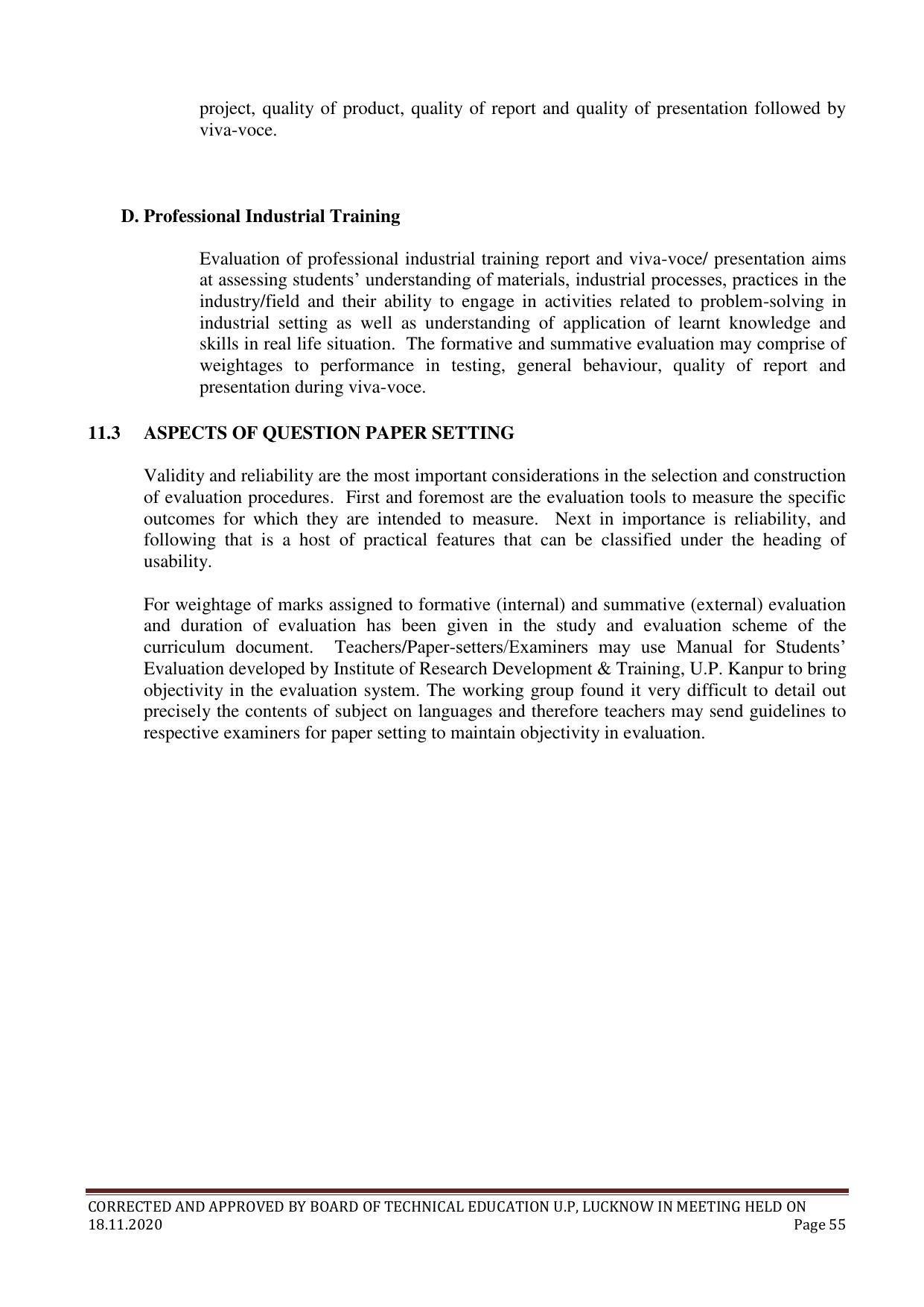 SYLLABUS FOR FIRST SEMESTER SESSION (2020-2021) - TWO SEMESTER POST GRADUATE DIPLOMA COURSE IN COMPUTER HARDWARE & NETWORKING - Page 55