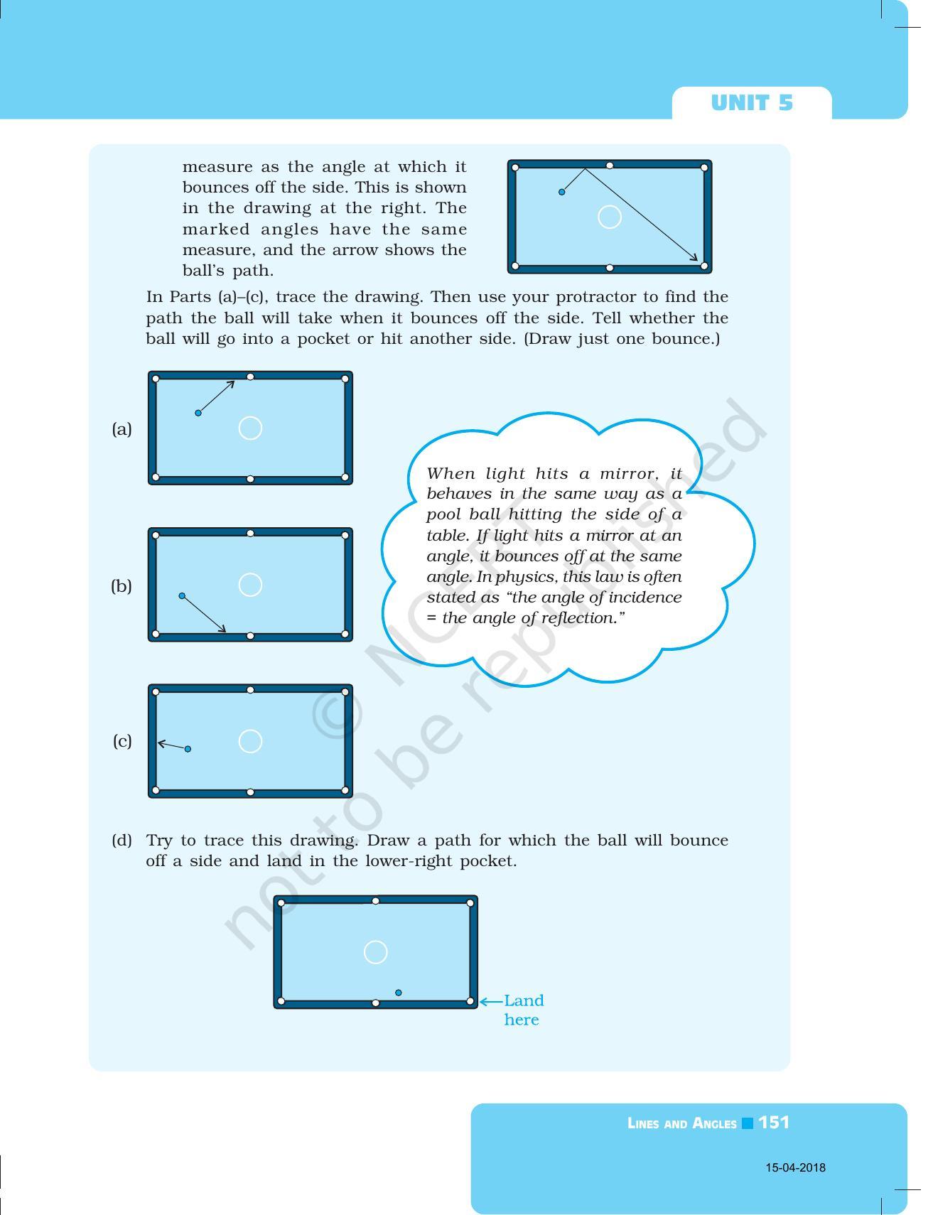 NCERT Exemplar Book for Class 7 Maths: Chapter 5- Lines and Angles - Page 32