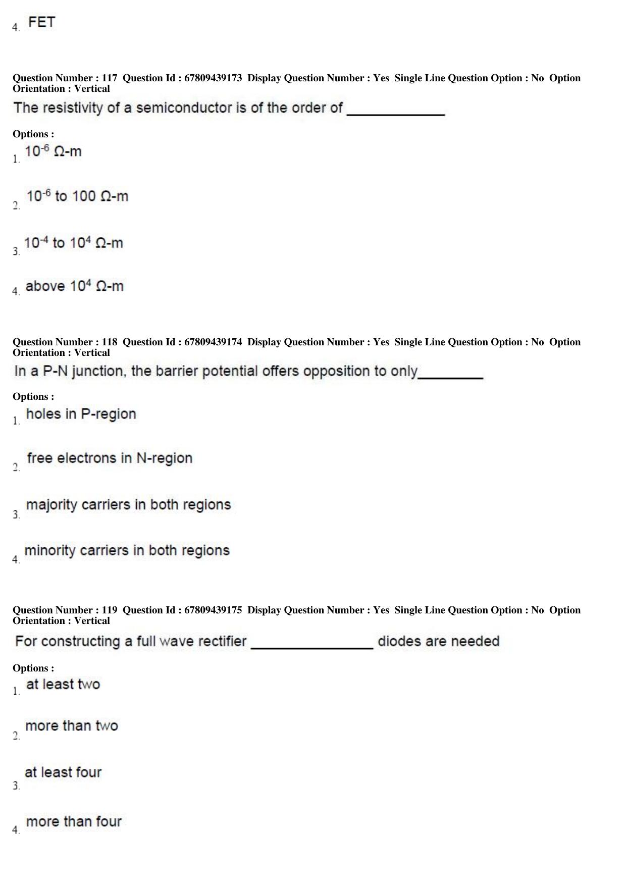 AP ECET 2019 - Electronics and Instrumentation Engineering Question Paper With Preliminary Keys Shift1 - Page 41