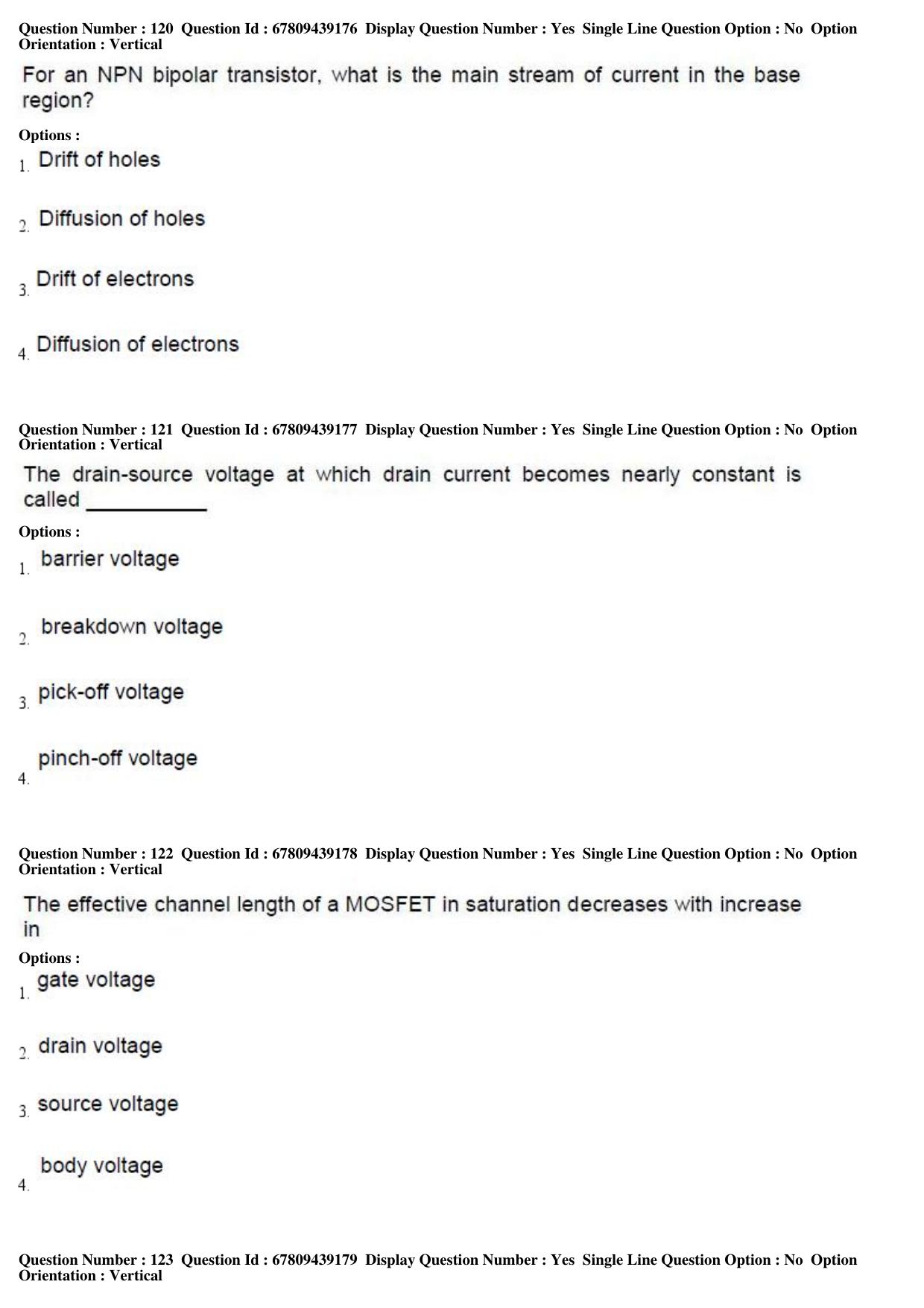 AP ECET 2019 - Electronics and Instrumentation Engineering Question Paper With Preliminary Keys Shift1 - Page 42
