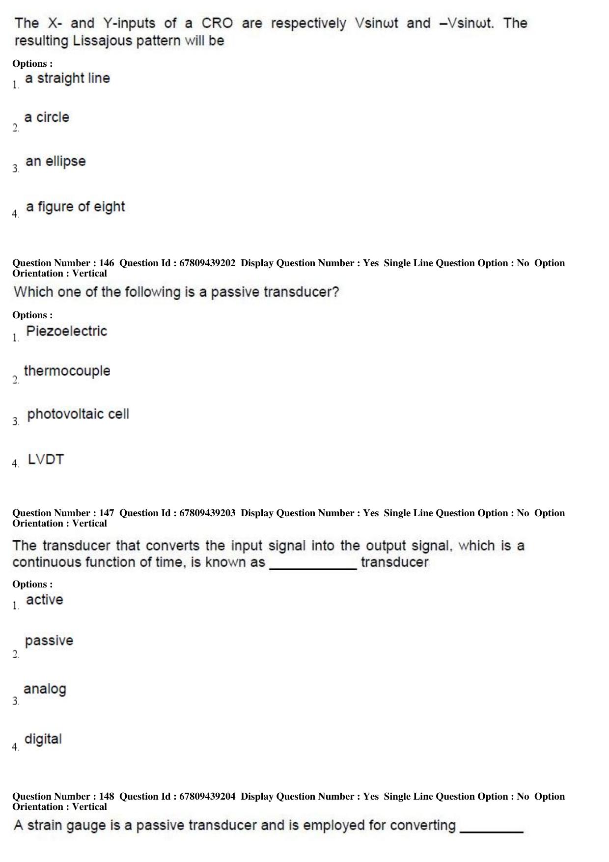 AP ECET 2019 - Electronics and Instrumentation Engineering Question Paper With Preliminary Keys Shift1 - Page 50