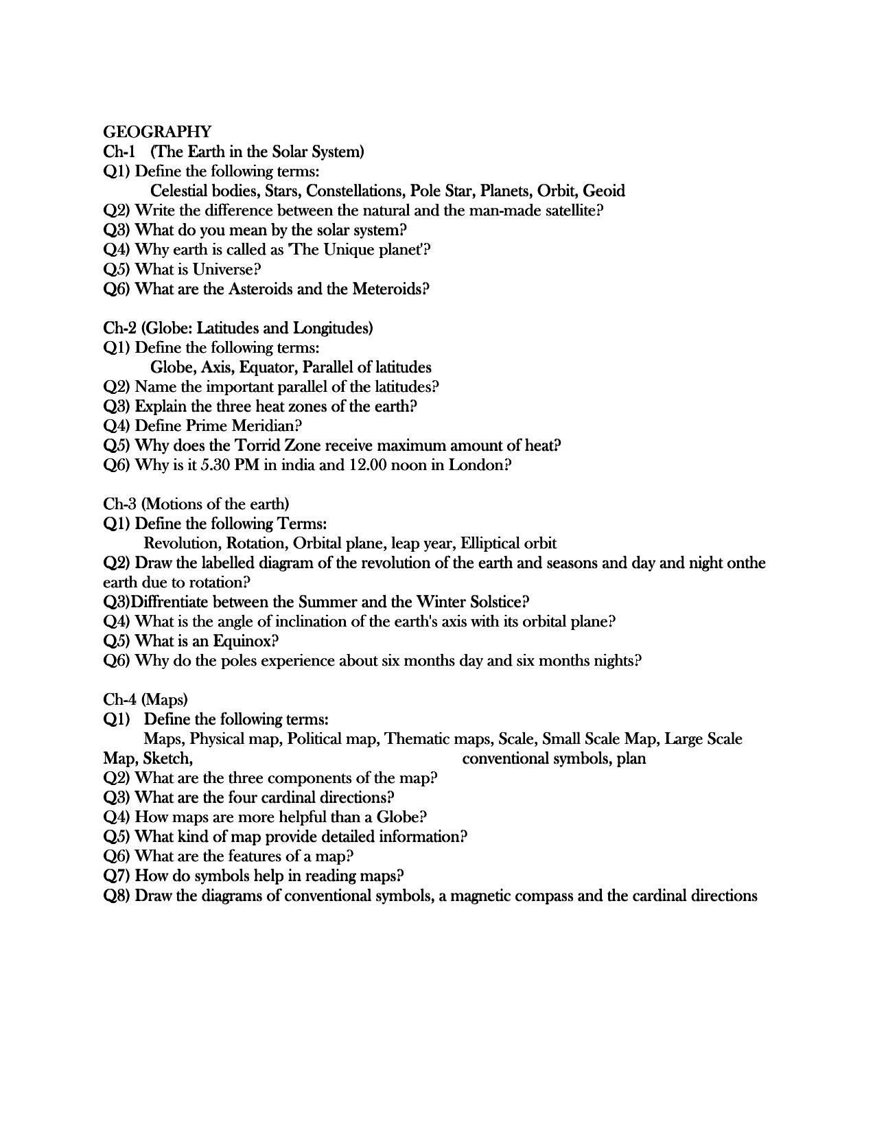 CBSE Worksheets for Class 6 Social Science Assignment 10 - Page 3
