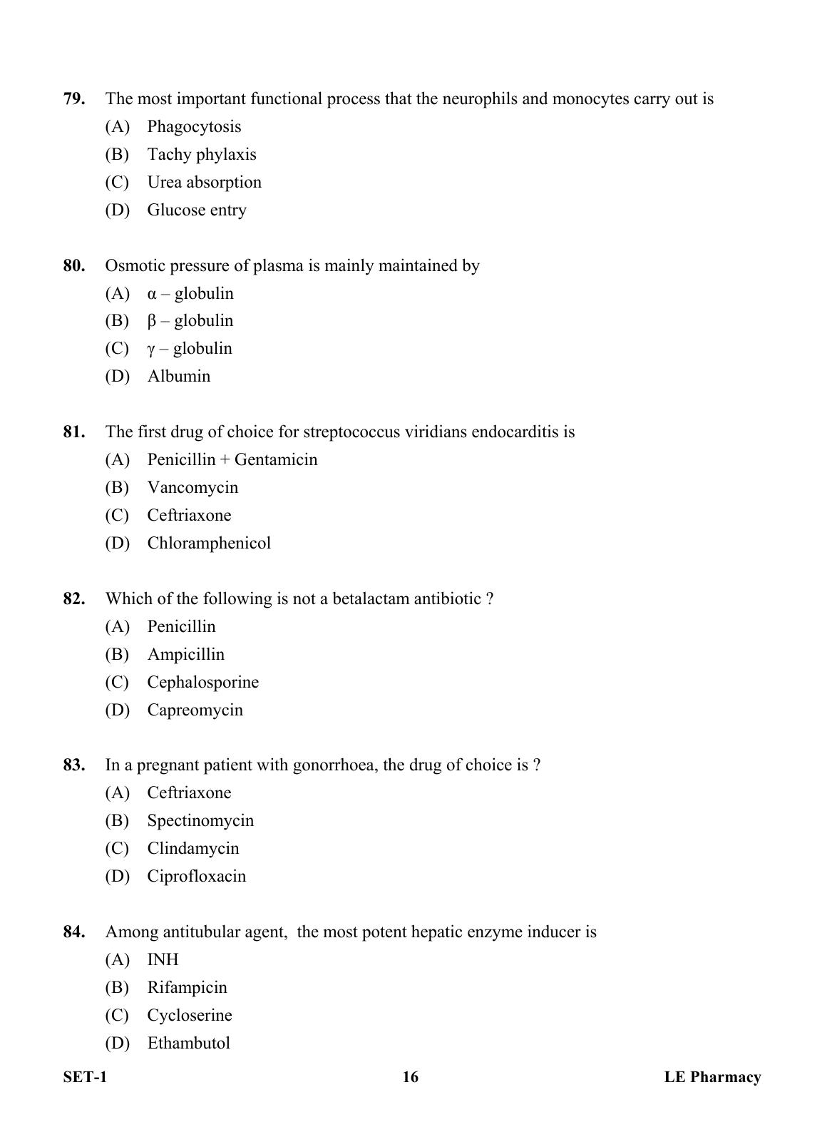 OJEE 2013 LE Pharm Question Paper - Page 15
