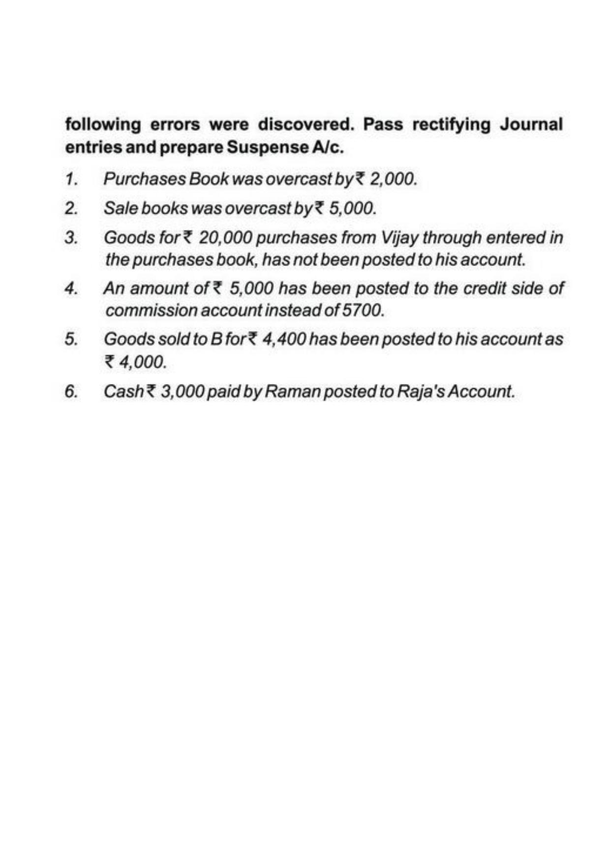 Class 11 Notes, Question & Practice Paper - Accountancy (Topic 8 : Rectification of Errors) - Page 18
