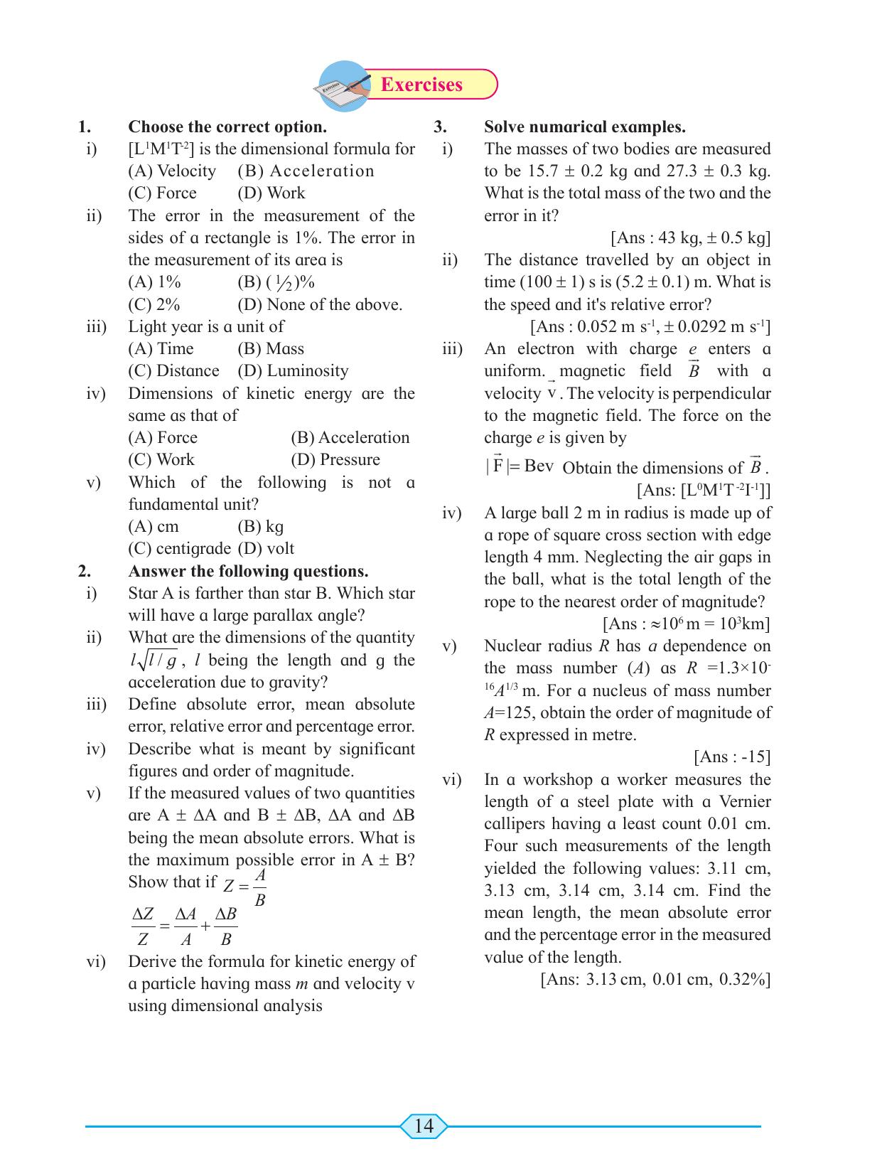 Maharashtra Board Class 11 Physics Textbook - Page 24