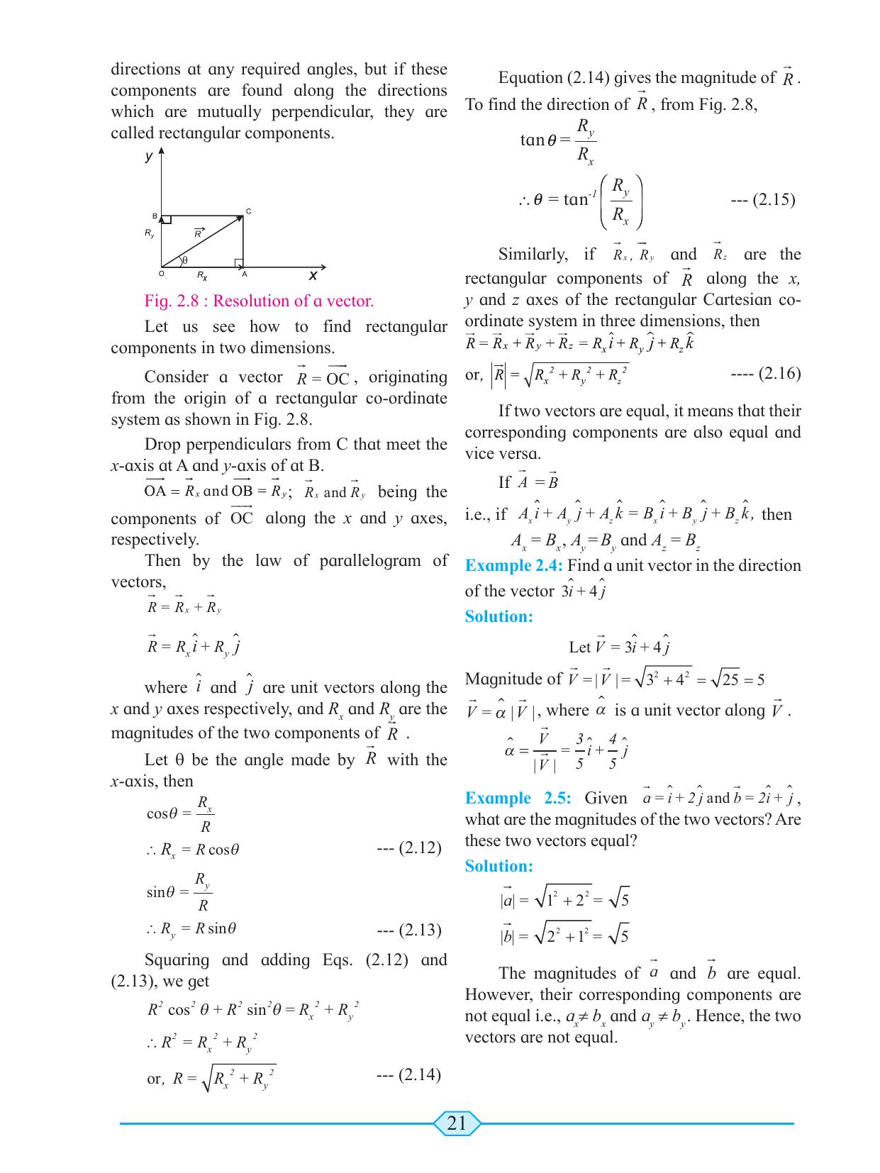 Maharashtra Board Class 11 Physics Textbook - Page 31