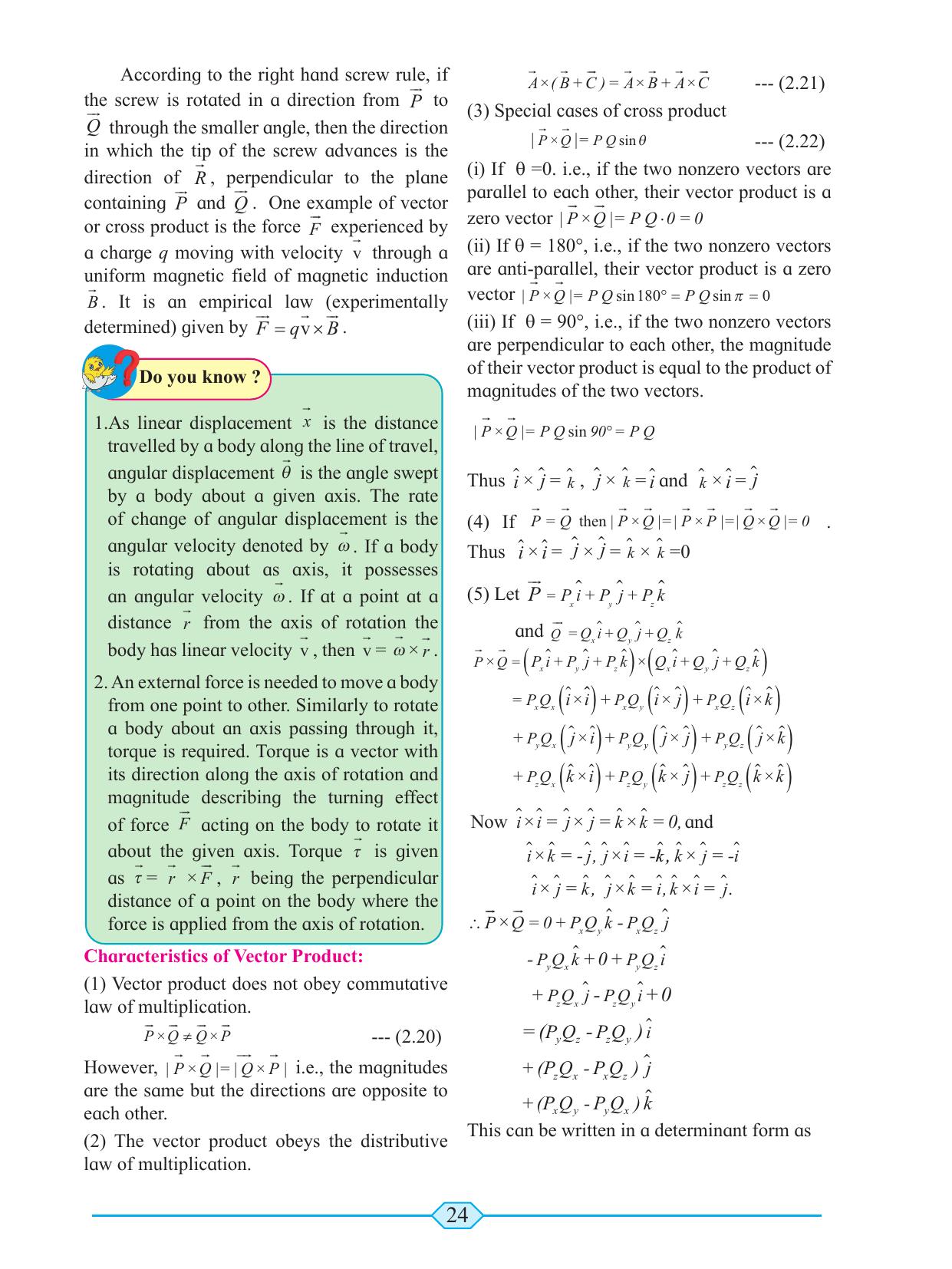 Maharashtra Board Class 11 Physics Textbook - Page 34