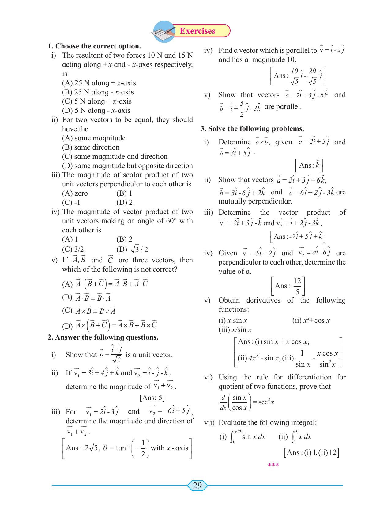 Maharashtra Board Class 11 Physics Textbook - Page 39
