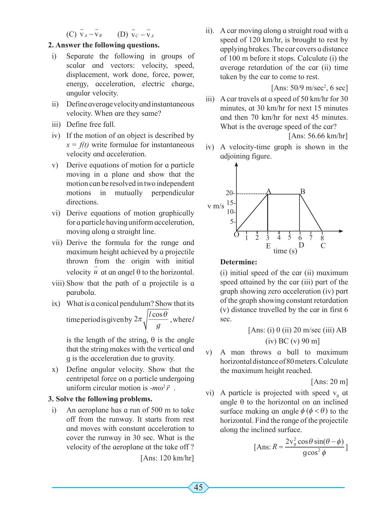Maharashtra Board Class 11 Physics Textbook - Page 55
