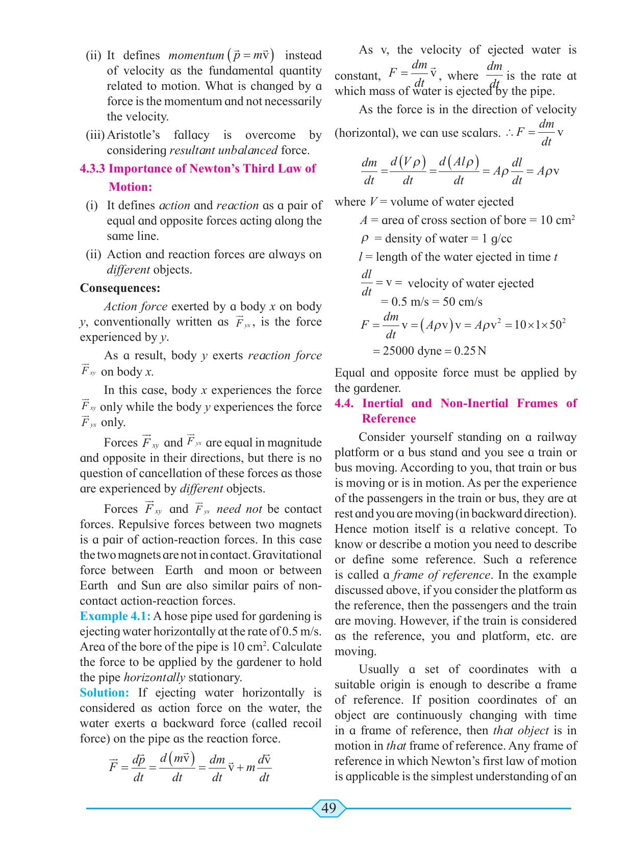 Maharashtra Board Class 11 Physics Textbook - Page 59