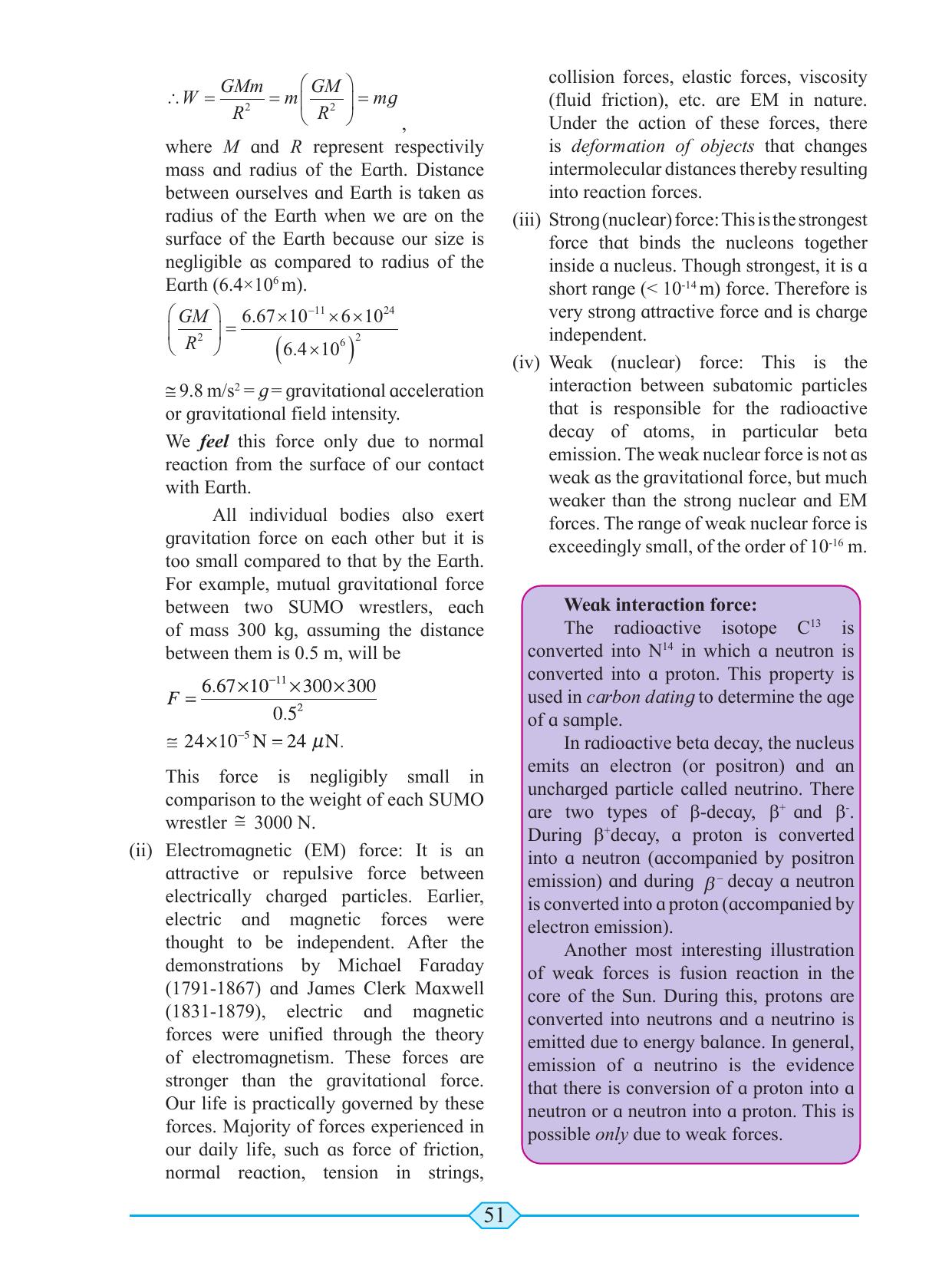 Maharashtra Board Class 11 Physics Textbook - Page 61