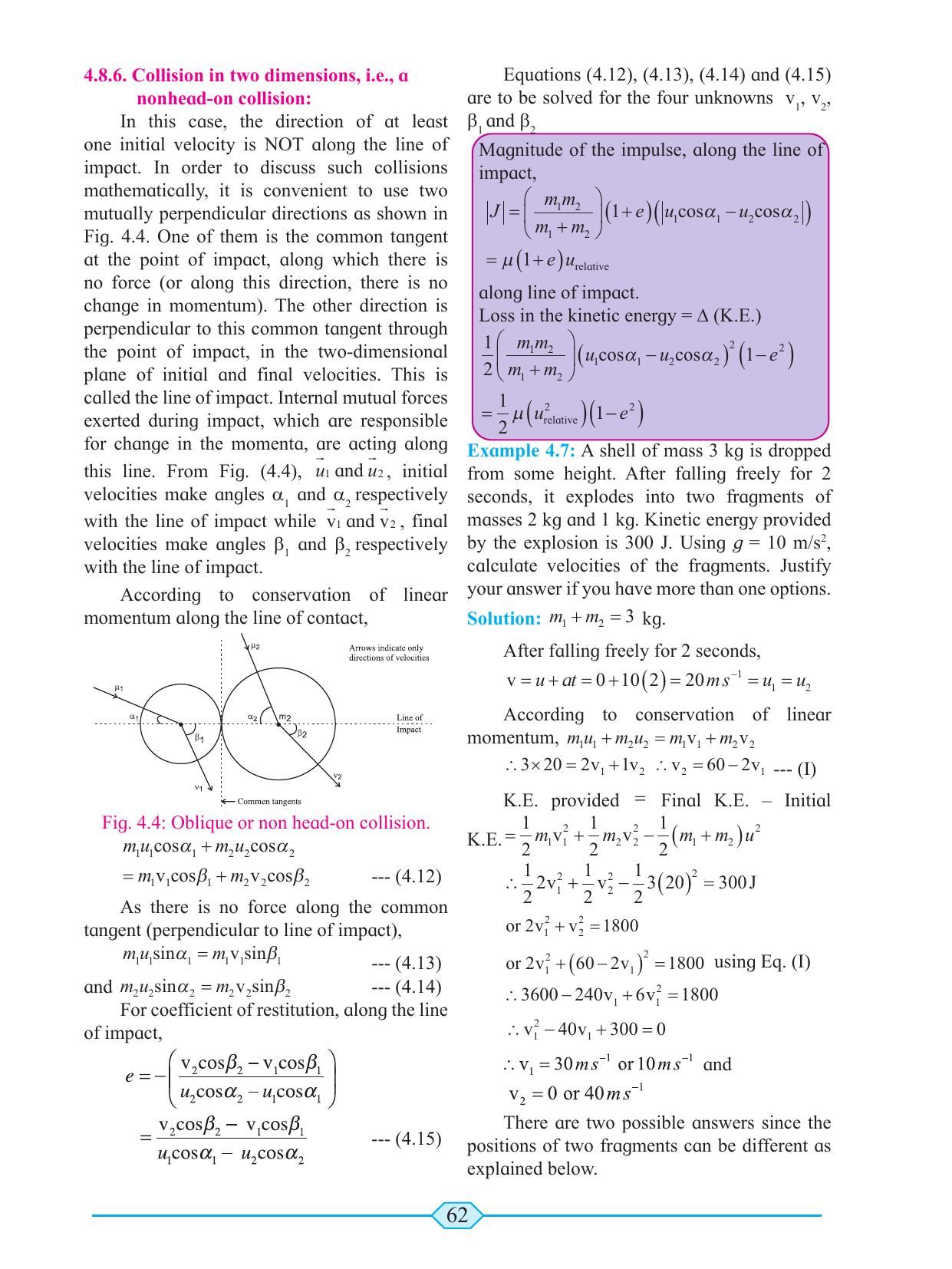 Maharashtra Board Class 11 Physics Textbook - Page 72