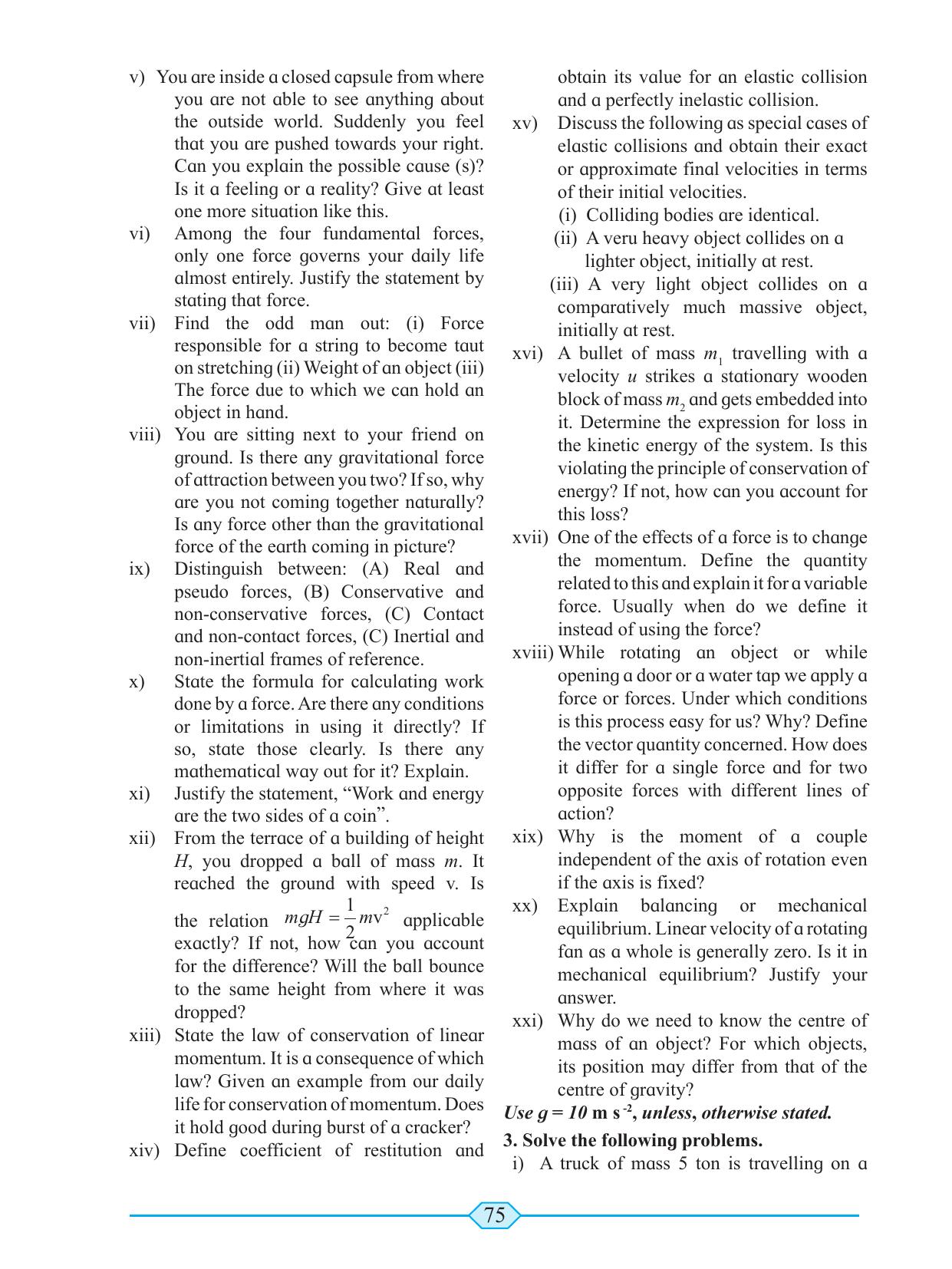 Maharashtra Board Class 11 Physics Textbook - Page 85