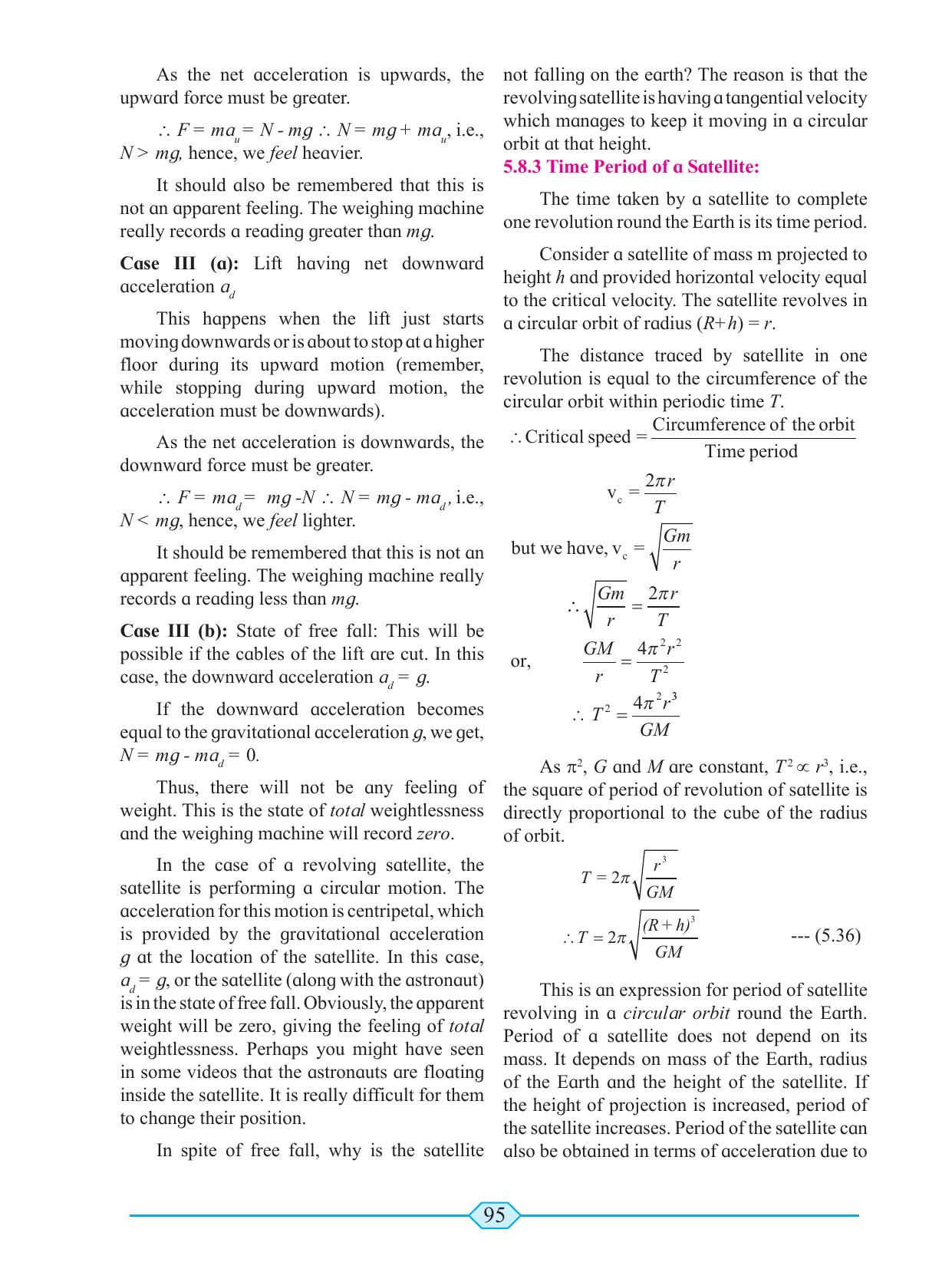 Maharashtra Board Class 11 Physics Textbook - Page 105