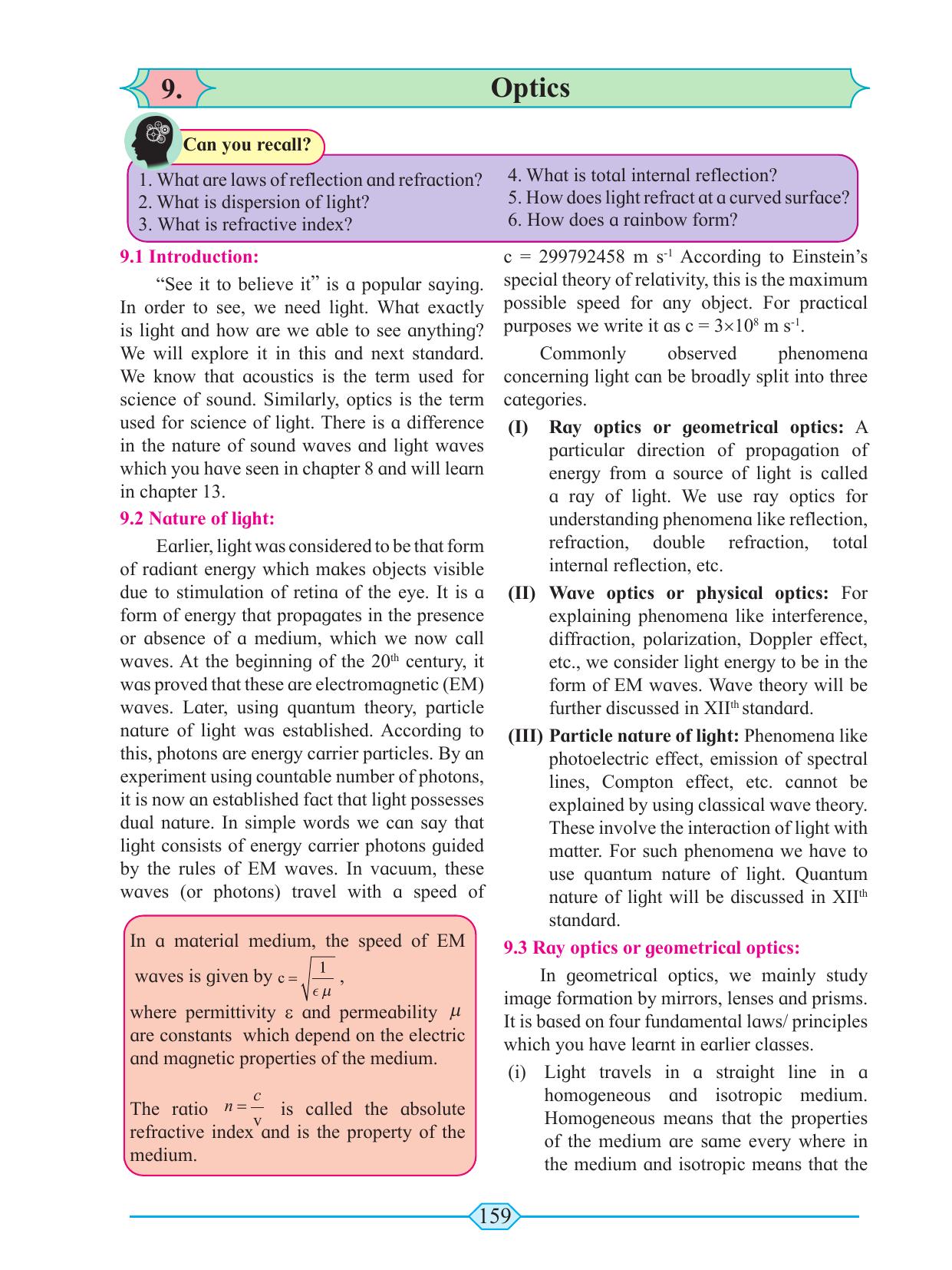Maharashtra Board Class 11 Physics Textbook - Page 169