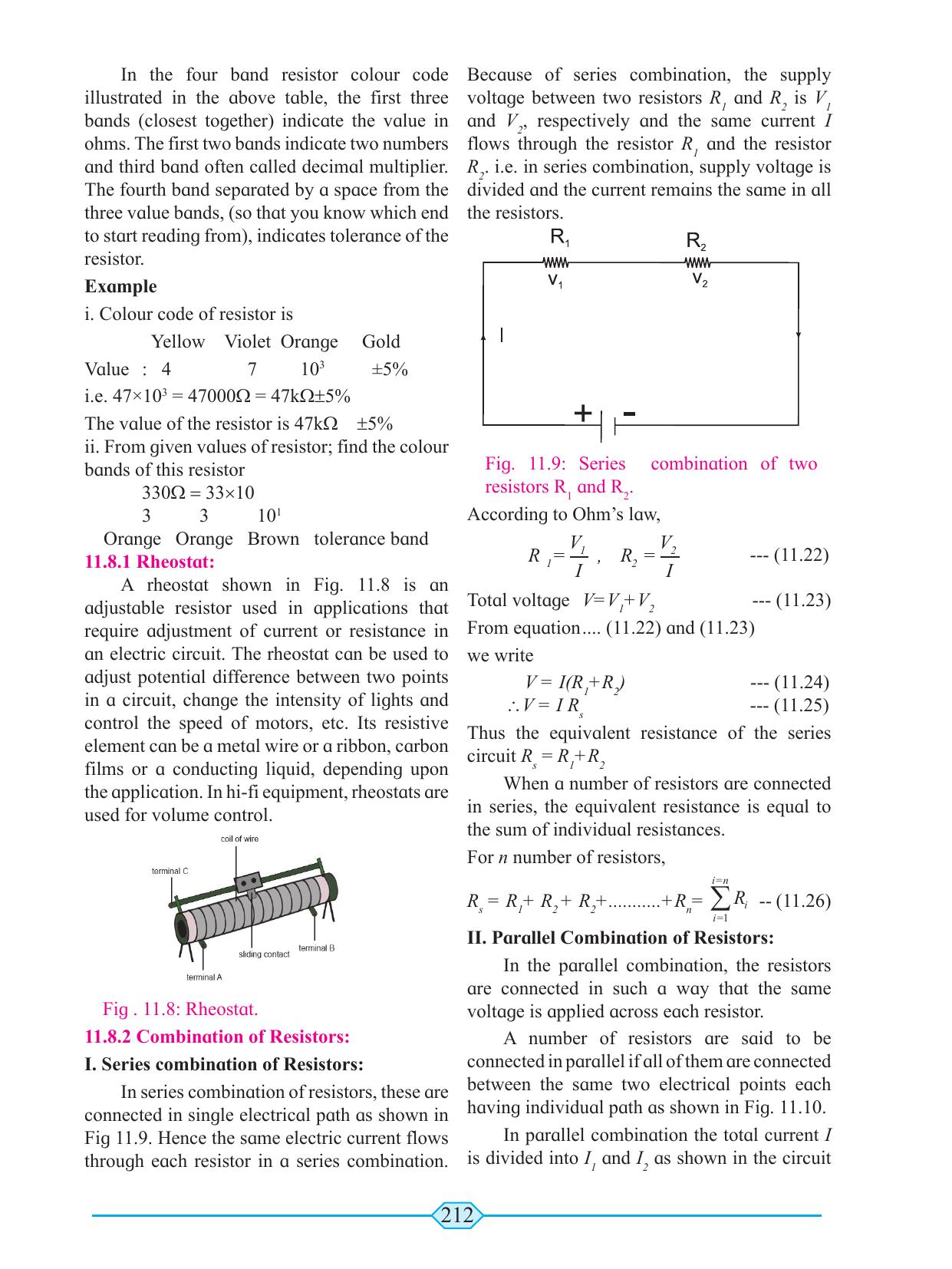 Maharashtra Board Class 11 Physics Textbook - Page 222