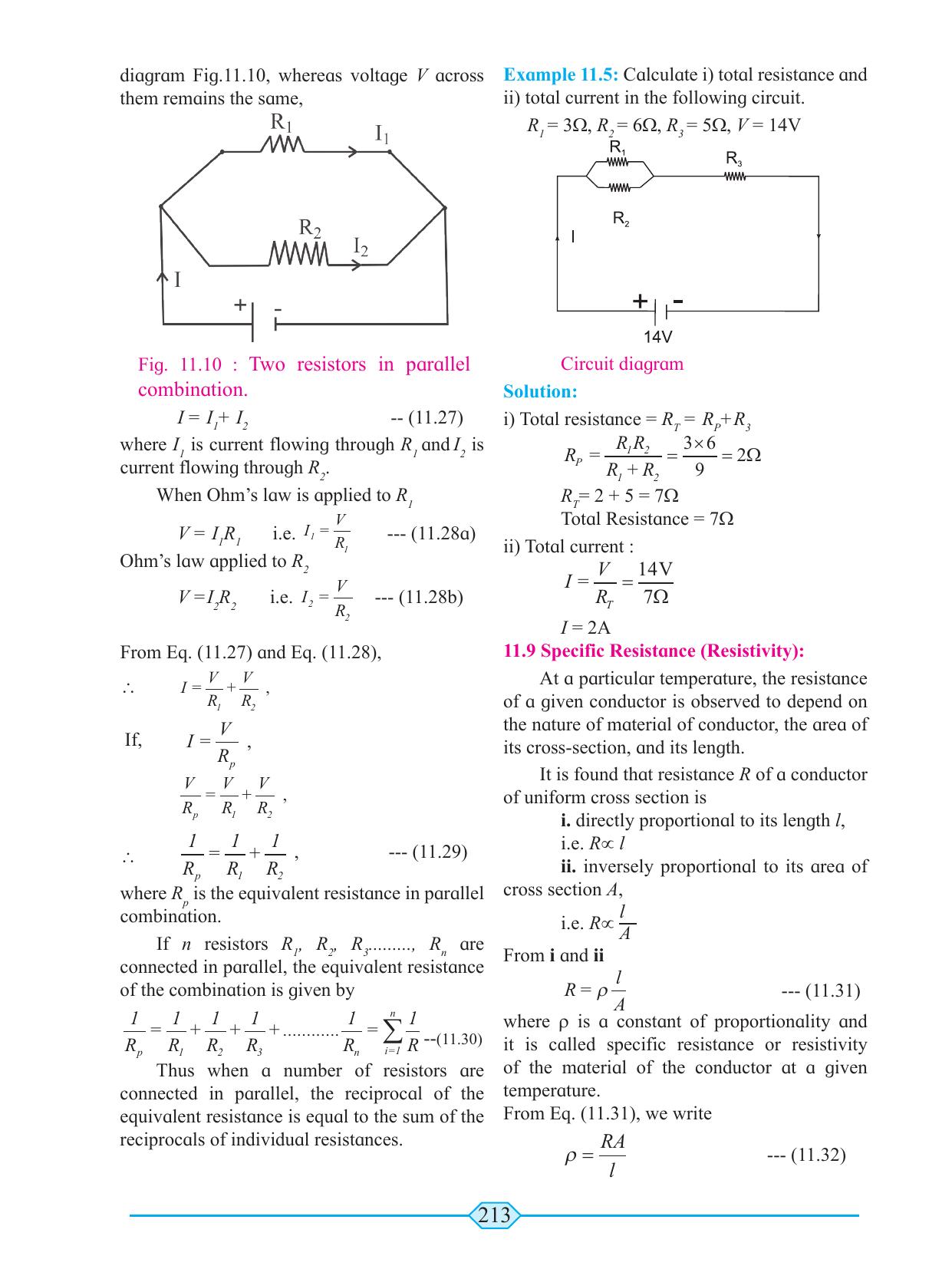 Maharashtra Board Class 11 Physics Textbook - Page 223