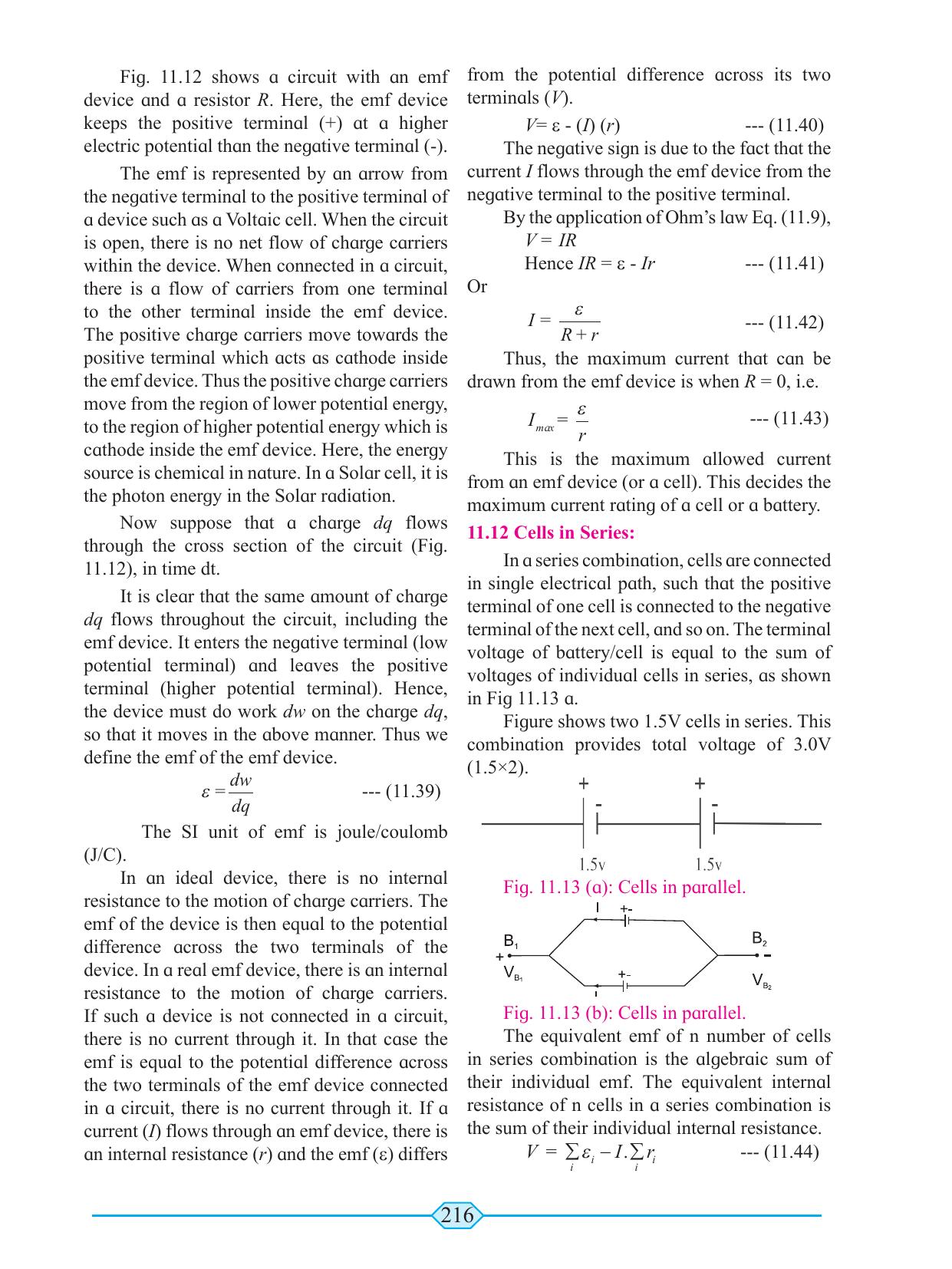 Maharashtra Board Class 11 Physics Textbook - Page 226
