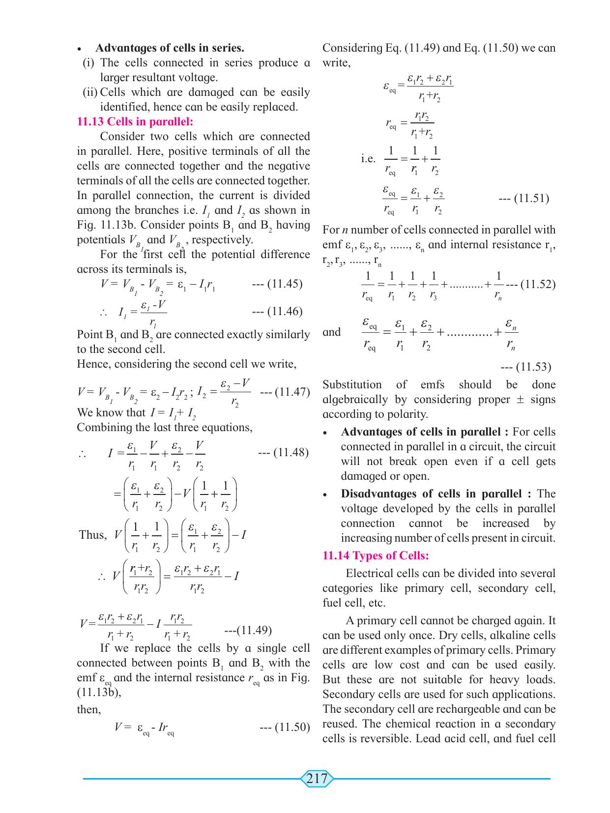 Maharashtra Board Class 11 Physics Textbook - Page 227