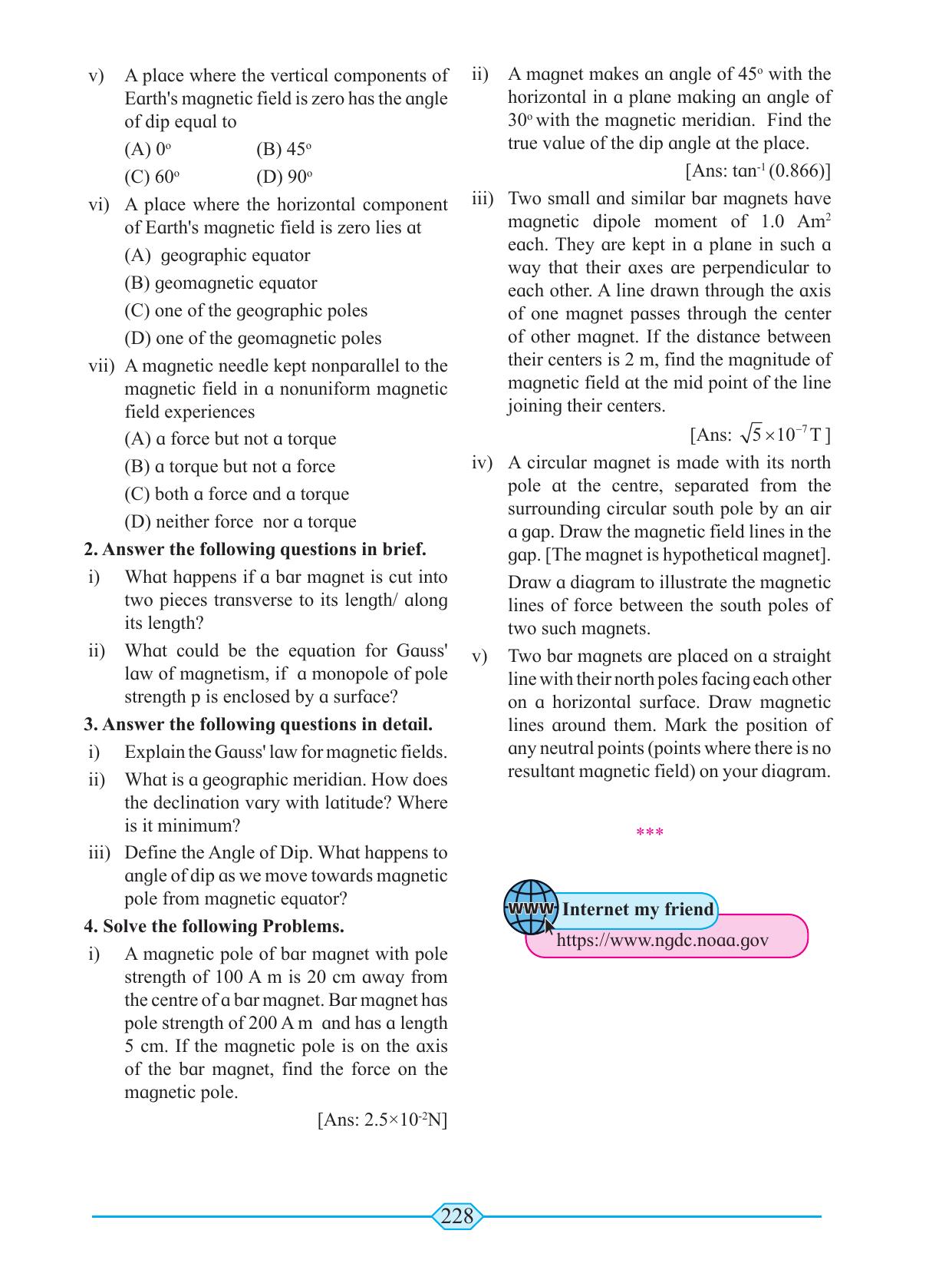 Maharashtra Board Class 11 Physics Textbook - Page 238