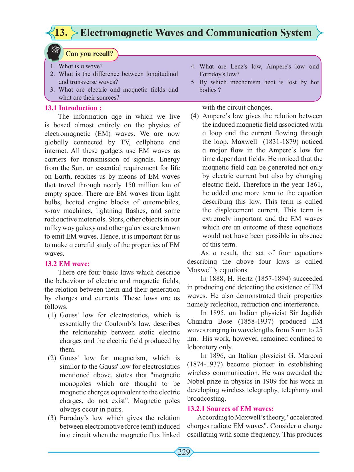 Maharashtra Board Class 11 Physics Textbook - Page 239