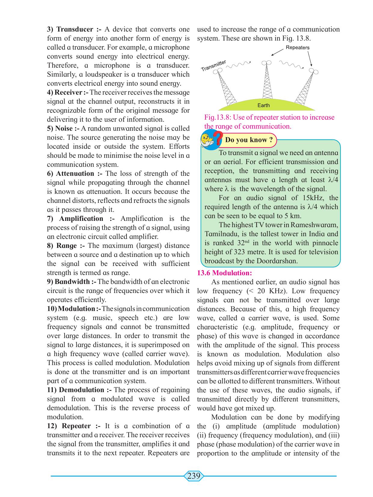Maharashtra Board Class 11 Physics Textbook - Page 249