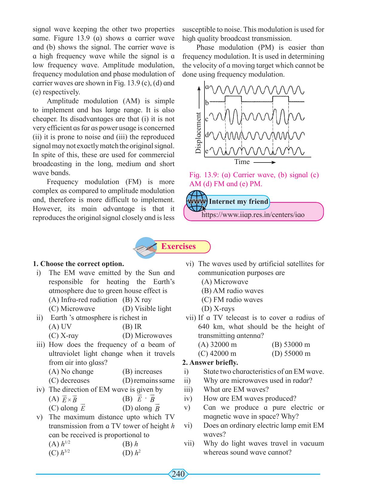 Maharashtra Board Class 11 Physics Textbook - Page 250