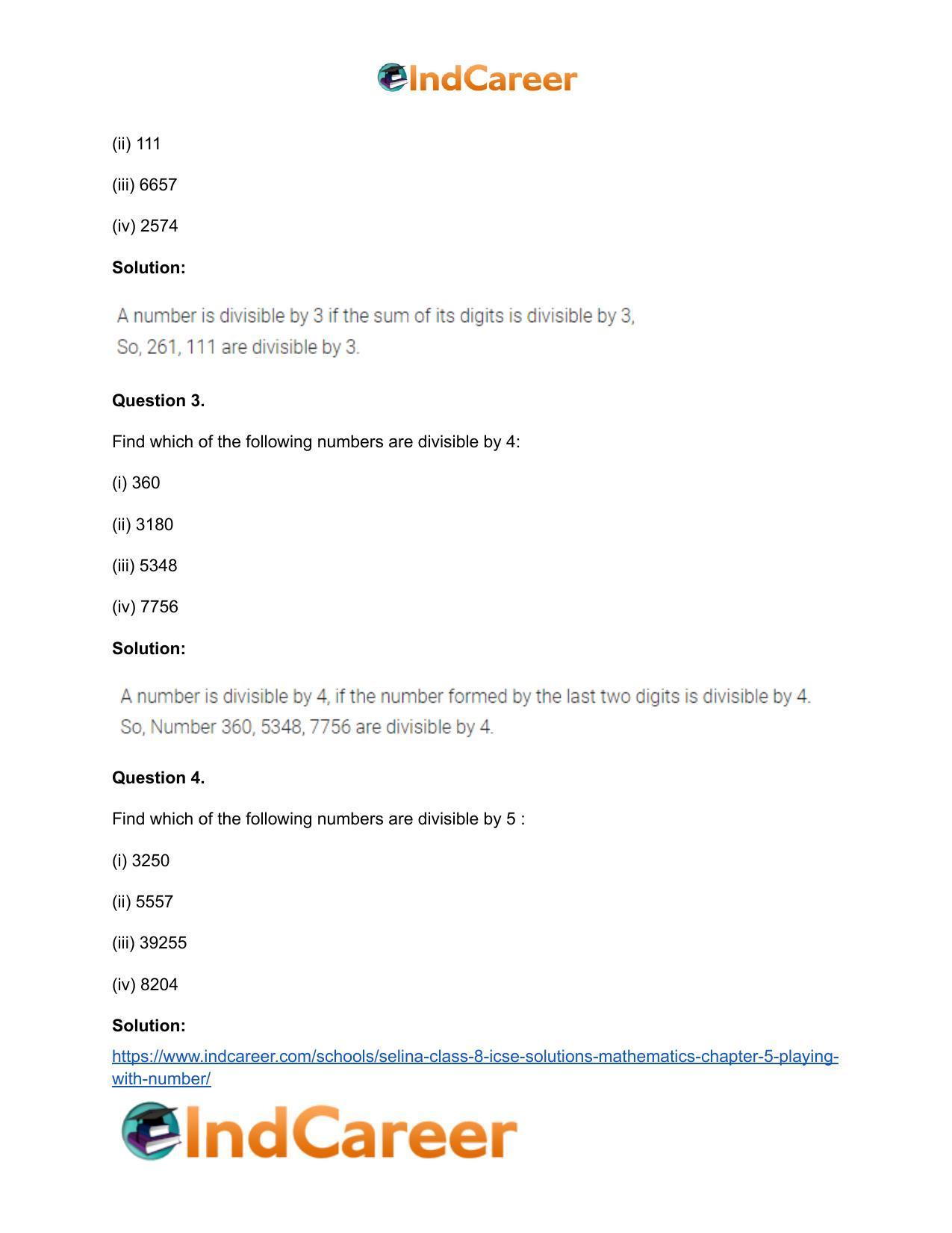 Selina Class 8 ICSE Solutions Mathematics : Chapter 5- Playing with Number - Page 17