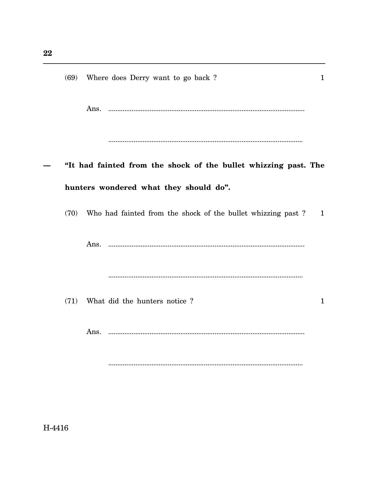 Goa Board Class 12 English I (CWSN) (March 2024) Question Paper - Page 22