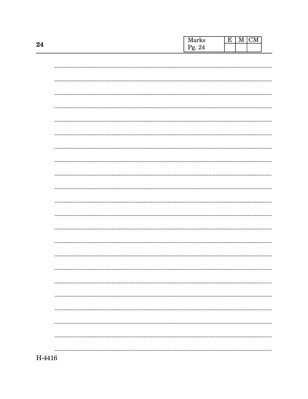 Goa Board Class 12 English I (CWSN) (March 2024) Question Paper - Page 24