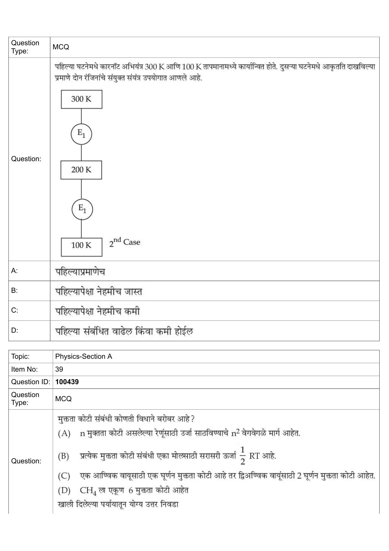 JEE Mains 2022: BTech Marathi (Shift 2) 27-07-2022 Question Paper - Page 17
