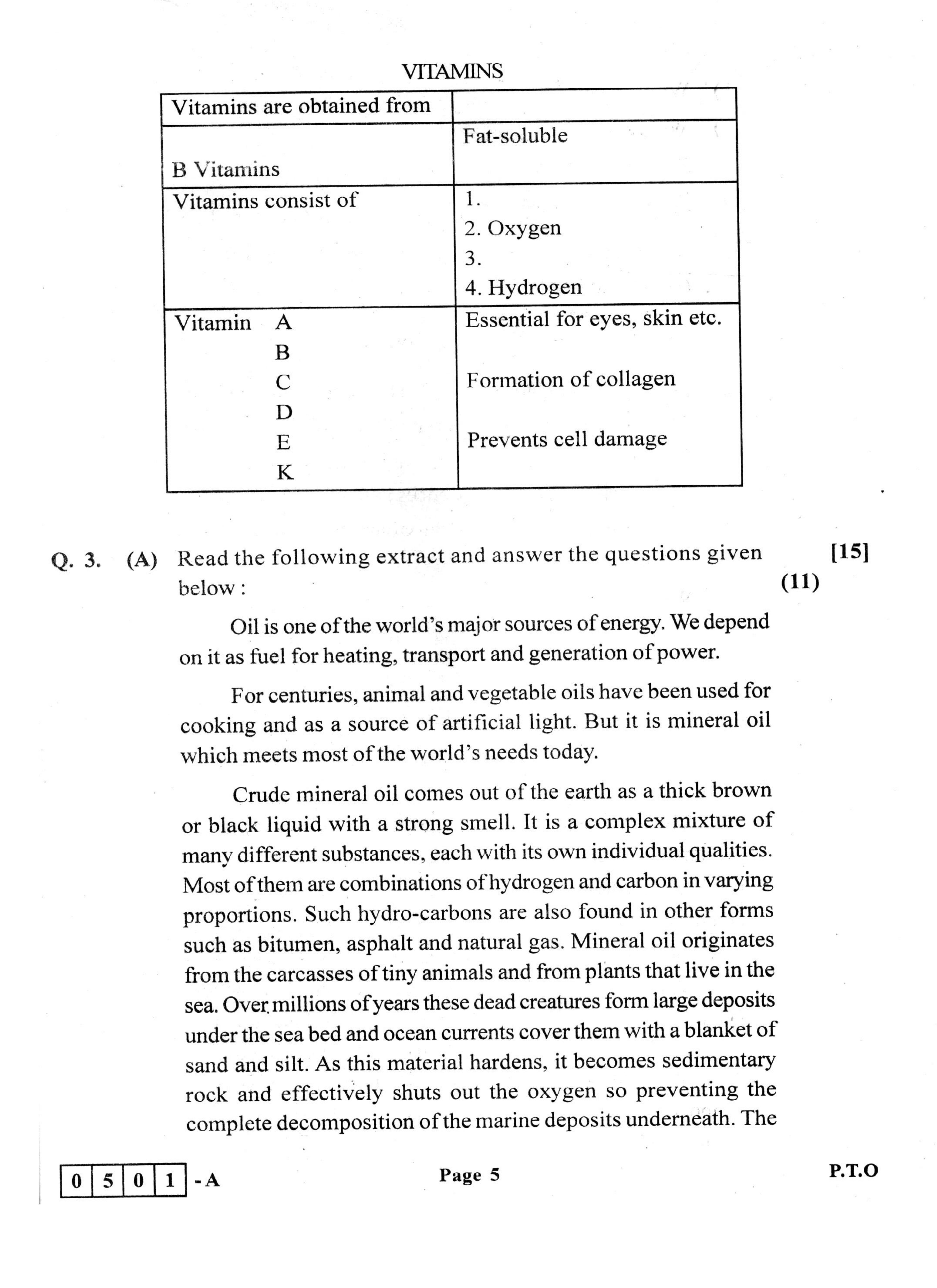 Maharashtra Board HSC Question Papers - 2018 - English - Page 5