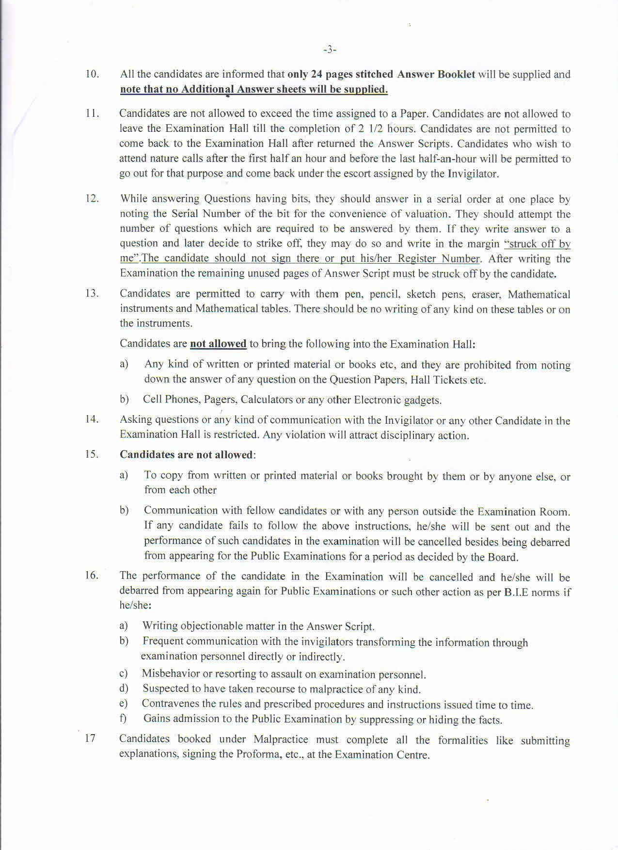 AP Intermediate Time Table 2023 - Page 3