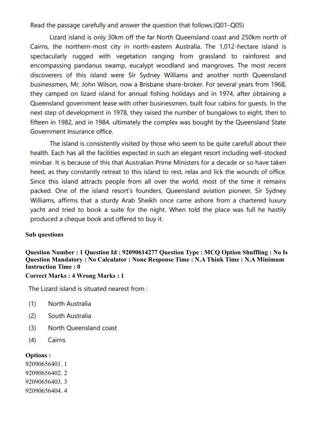CUET PG 2023: SCQP22 – Nanoscience/Integrative Biosciences(Eng)-Shift 2 (12-06-2023) Question Paper - Page 5
