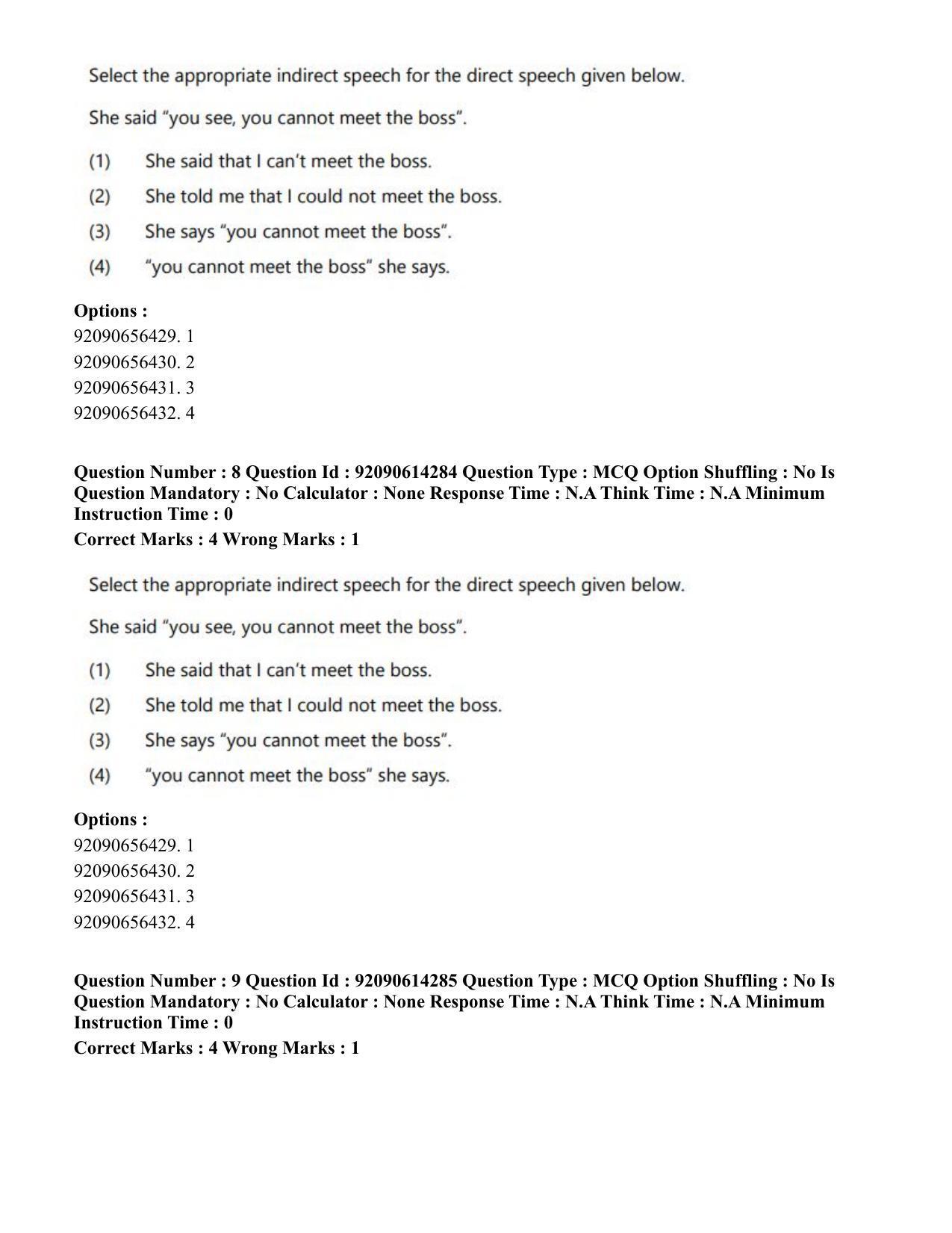 CUET PG 2023: SCQP22 – Nanoscience/Integrative Biosciences(Eng)-Shift 2 (12-06-2023) Question Paper - Page 10