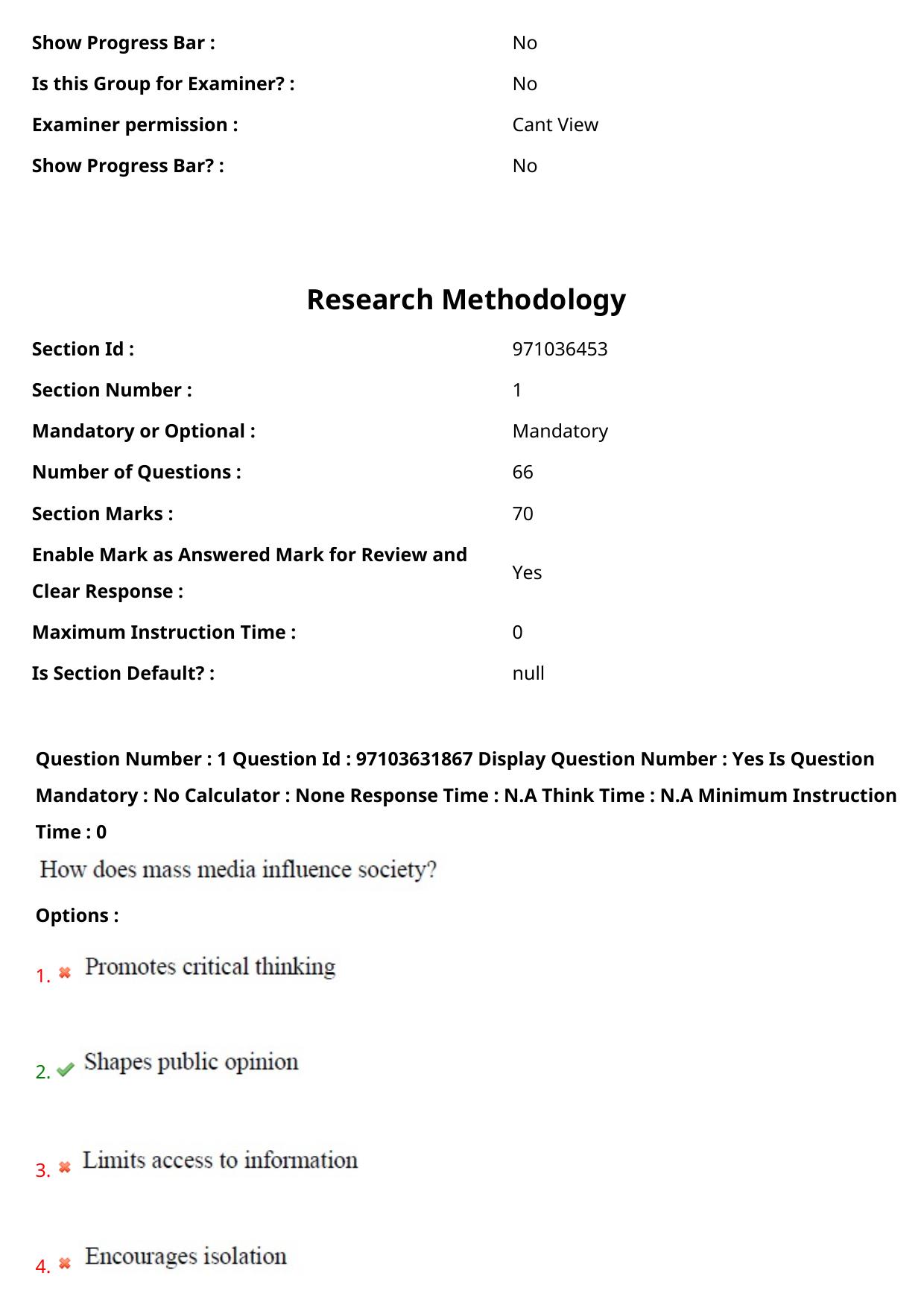 AP RCET 2024 Hindi Question Paper (03-05-2024 (Friday) Session-II) - Page 2