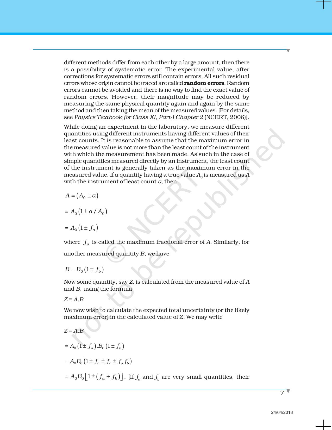 NCERT Laboratory Manuals for Class XII Physics Introduction to Major