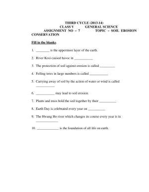 Worksheet for Class 5 Science Assignment 28