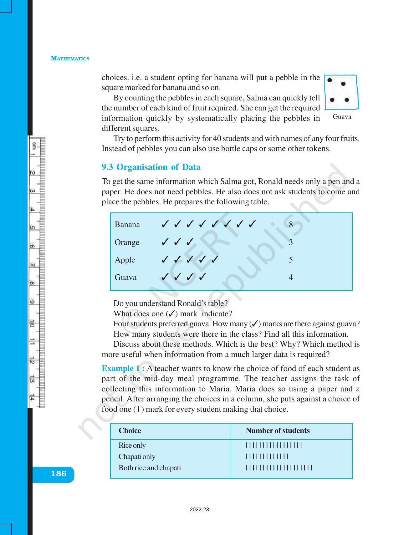 NCERT Book for Class 6 Maths: Chapter 9-Data Handling - Page 3