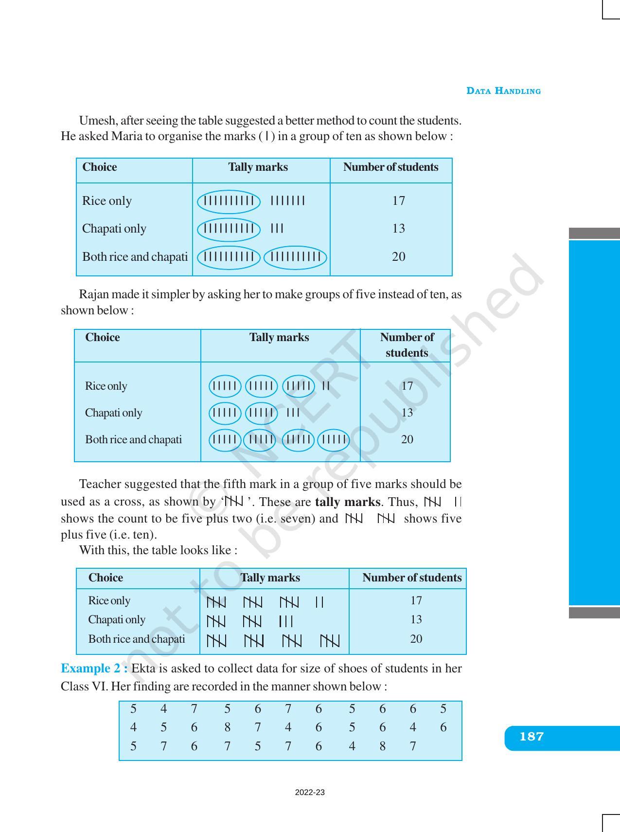 NCERT Book for Class 6 Maths: Chapter 9-Data Handling - IndCareer Schools