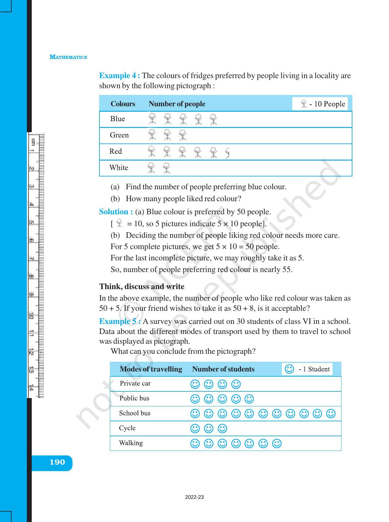 NCERT Book for Class 6 Maths: Chapter 9-Data Handling - IndCareer Schools