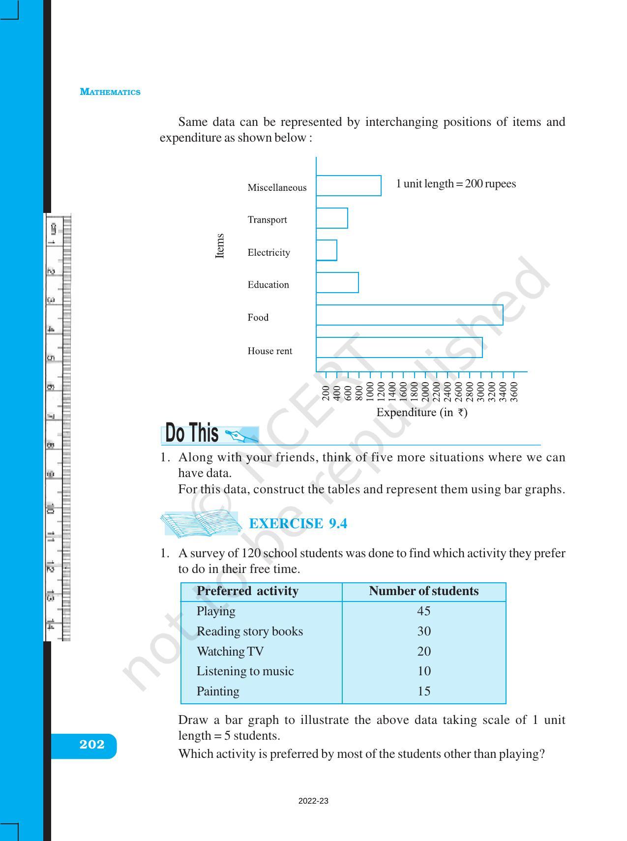 NCERT Book for Class 6 Maths: Chapter 9-Data Handling - Page 19