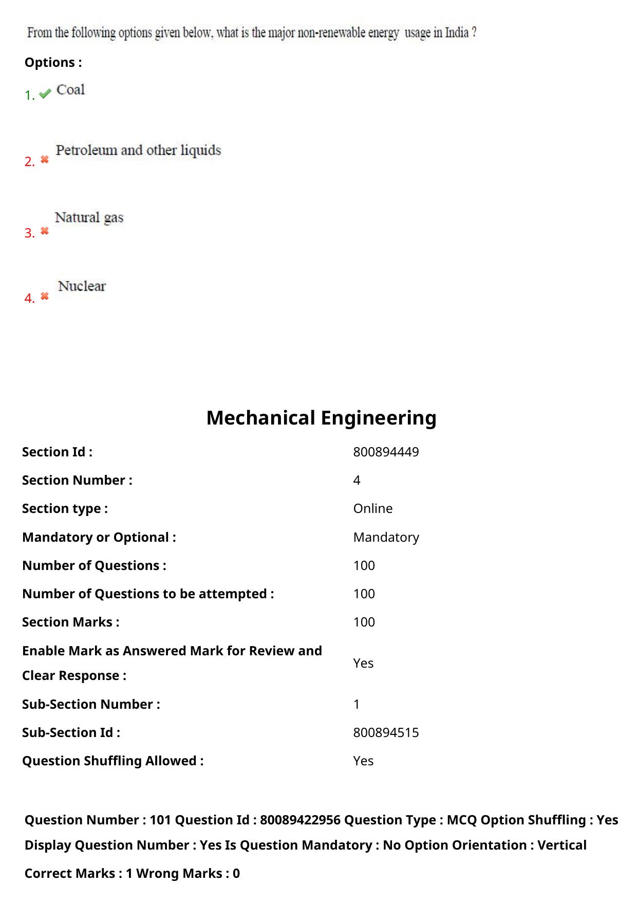 TS ECET 2021 Mechanical Engineering Question Paper - Page 56