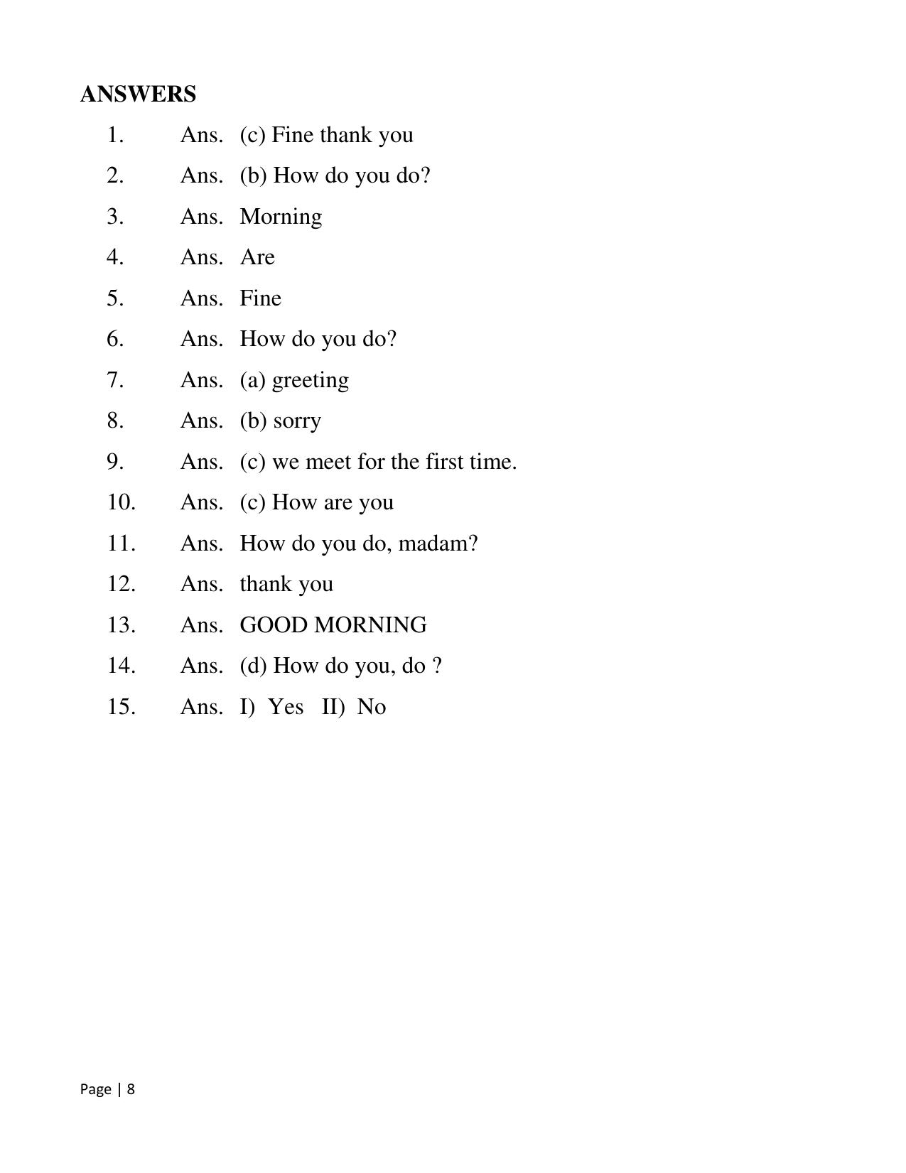 Chhattisgarh Board Class 2 English Question Bank - Page 13