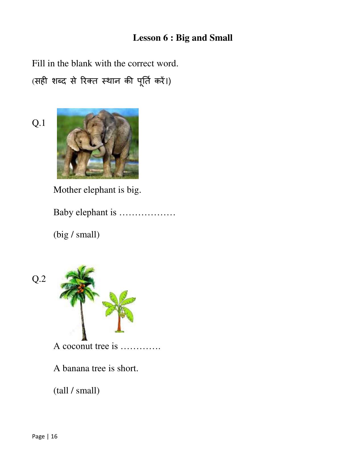 Chhattisgarh Board Class 2 English Question Bank - Page 21