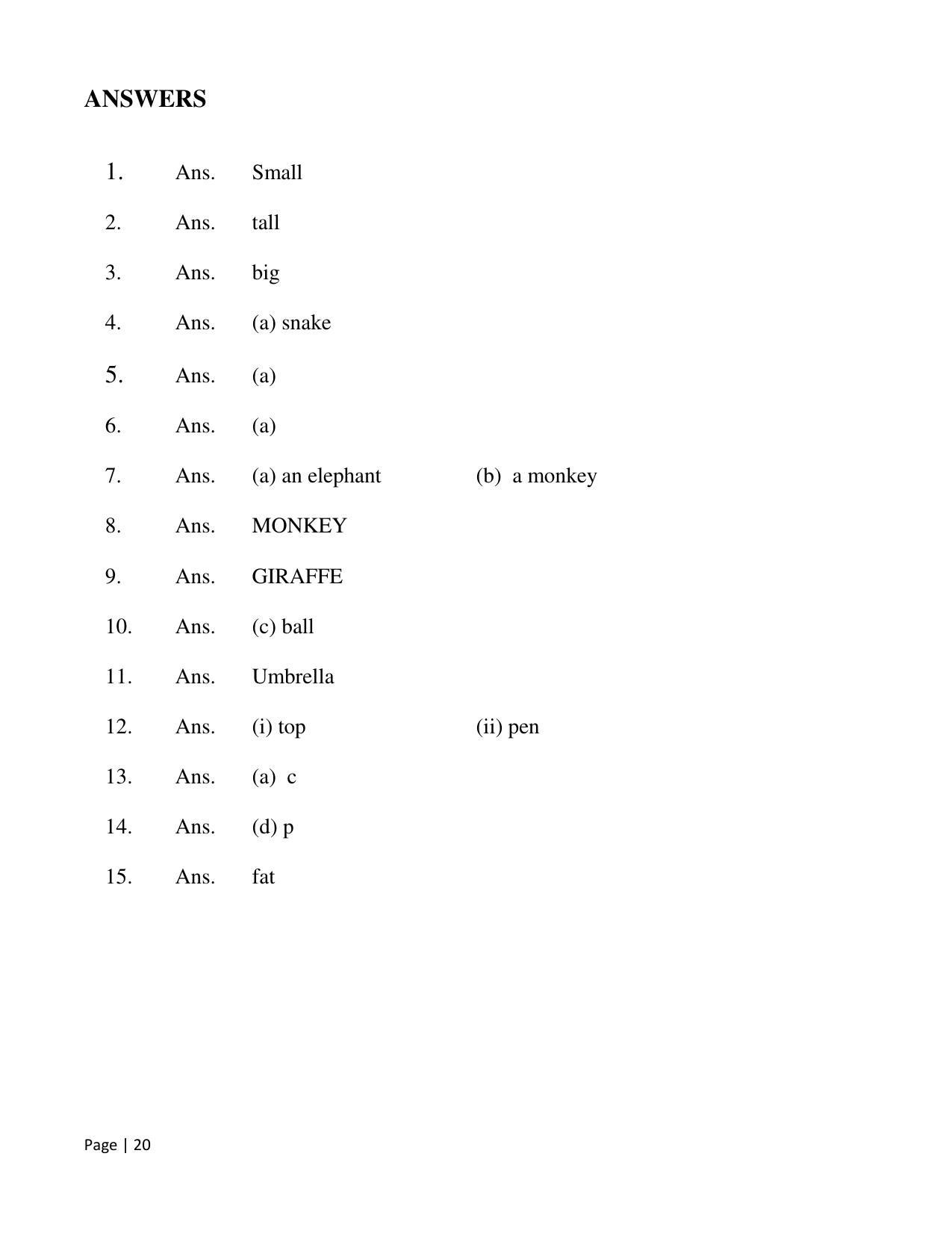 Chhattisgarh Board Class 2 English Question Bank - Page 25